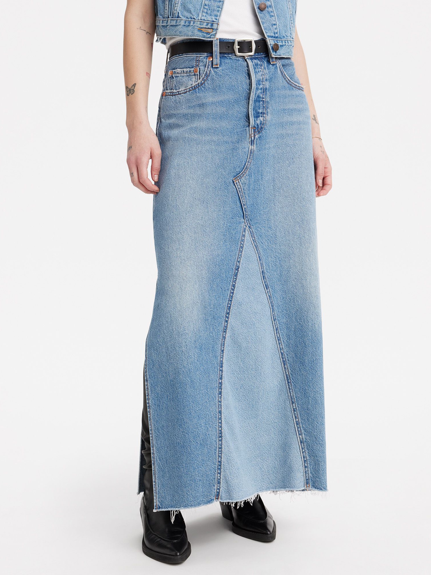 LEVI'S ® Szoknyák 'Iconic'  kék farmer / világoskék termék 2. képe