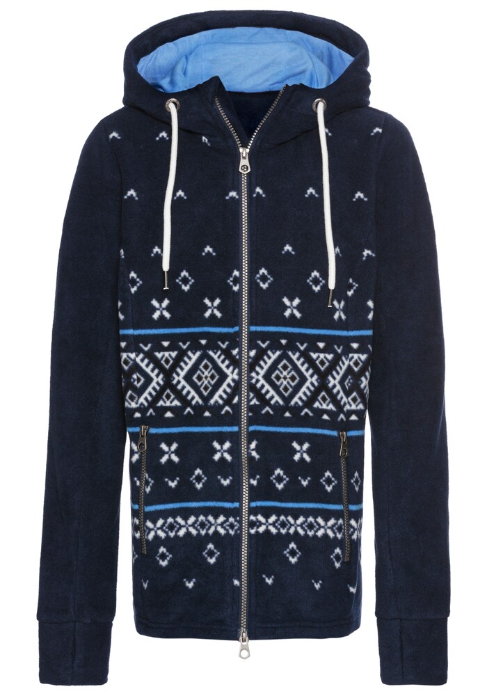 KangaROOS Fleecejacke Damen Größe XS marine / hellblau / weiß