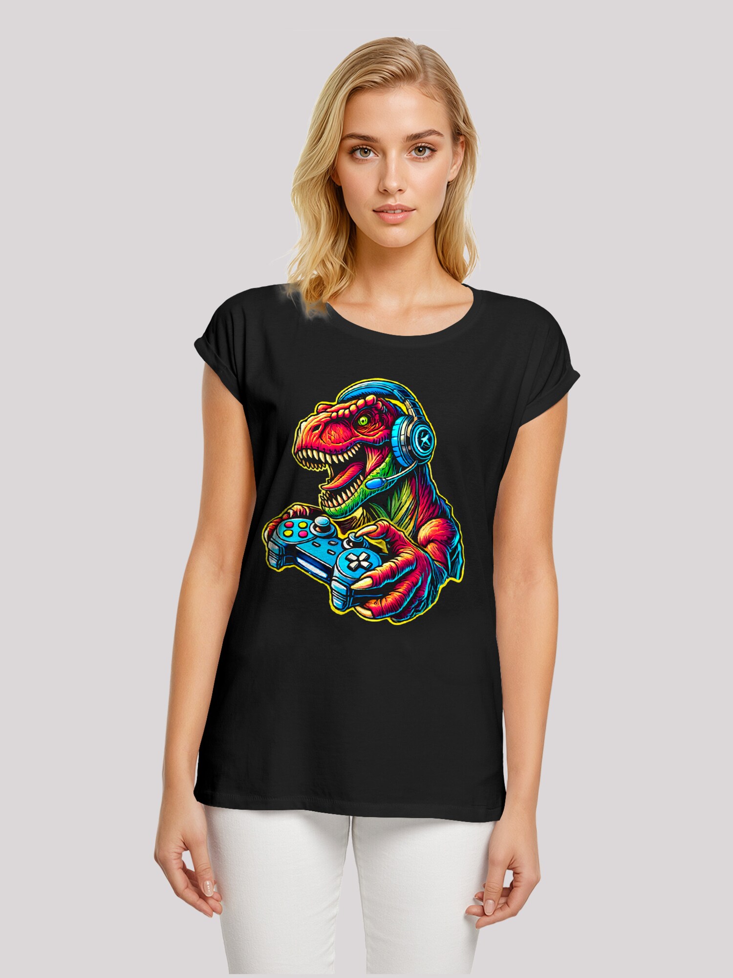 Thumbnail - F4NT4STIC T-Shirt Dinosaurier Gamer