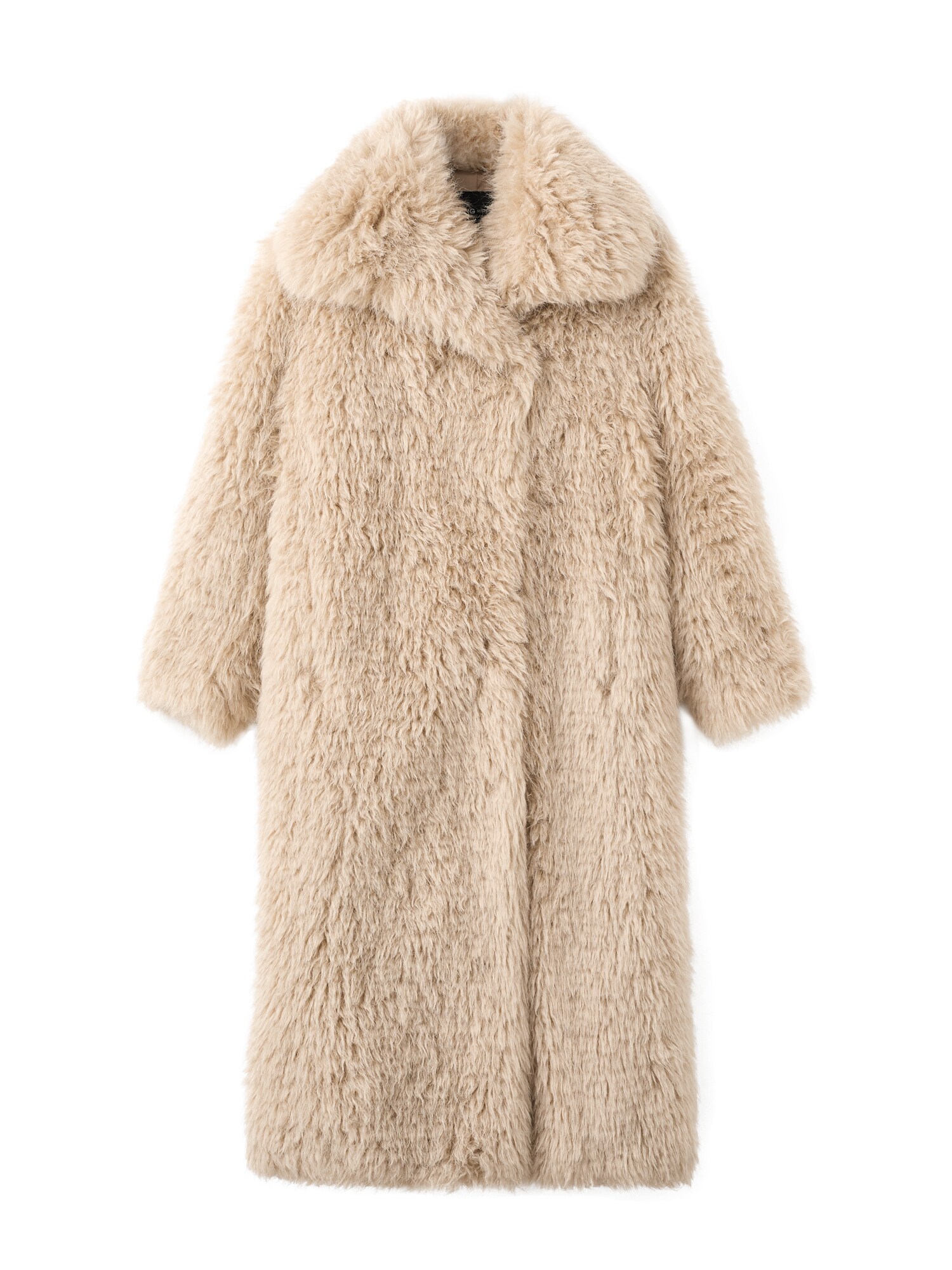 MANGO Palton de iarnă Yeti  bej