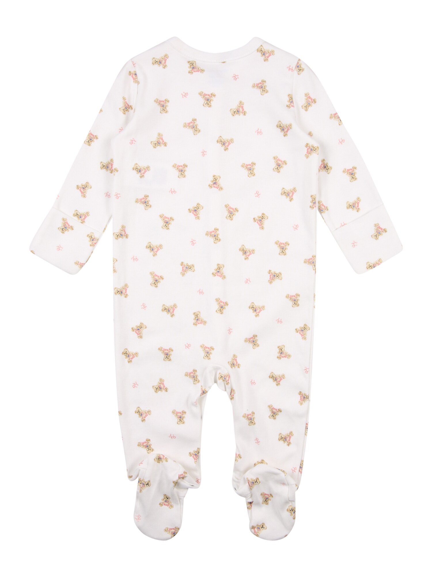 Polo Ralph Lauren Kezeslábasok 'BEAR'  világosbarna / rózsaszín / fehér termék 2. képe