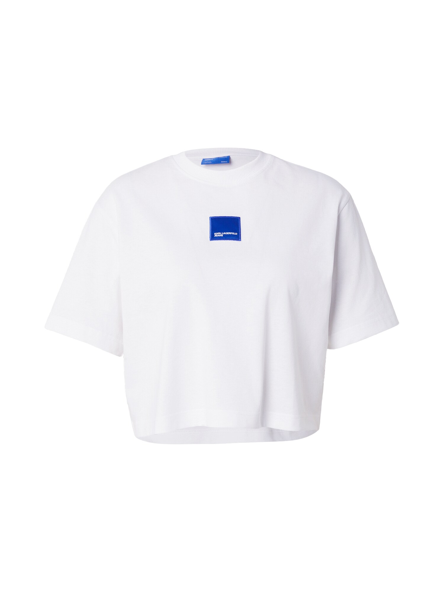 KARL LAGERFELD JEANS Tričko  modrá / biela