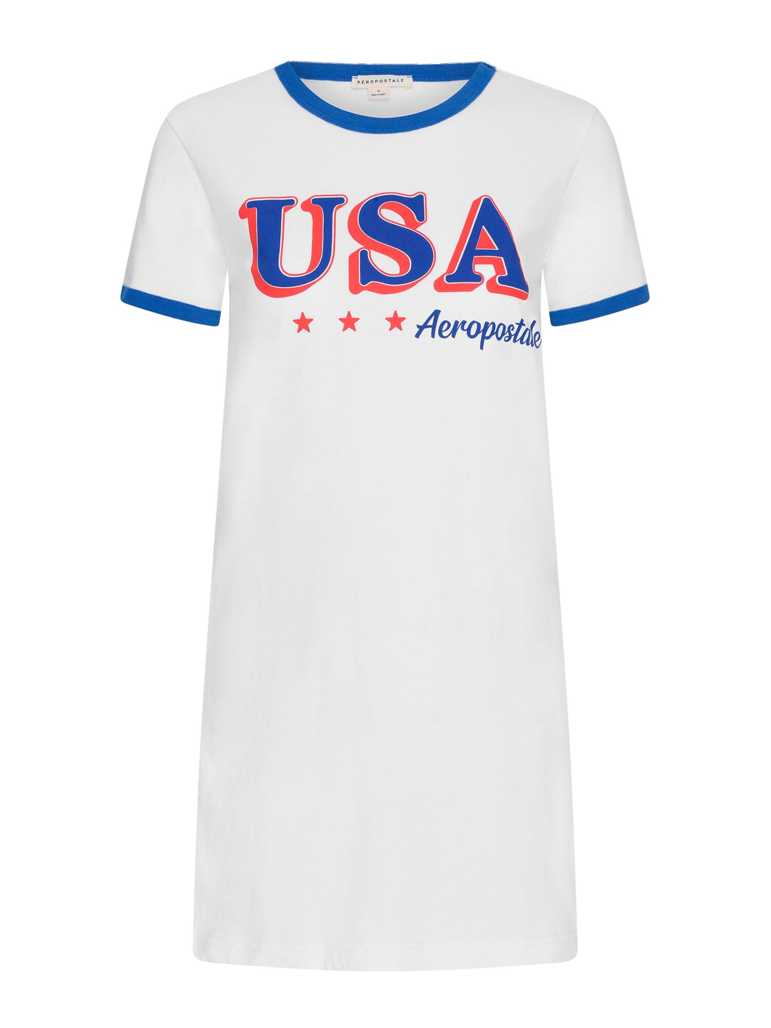 AÈROPOSTALE Suknelė 'USA'  balta / mėlyna / oranžinė-raudona