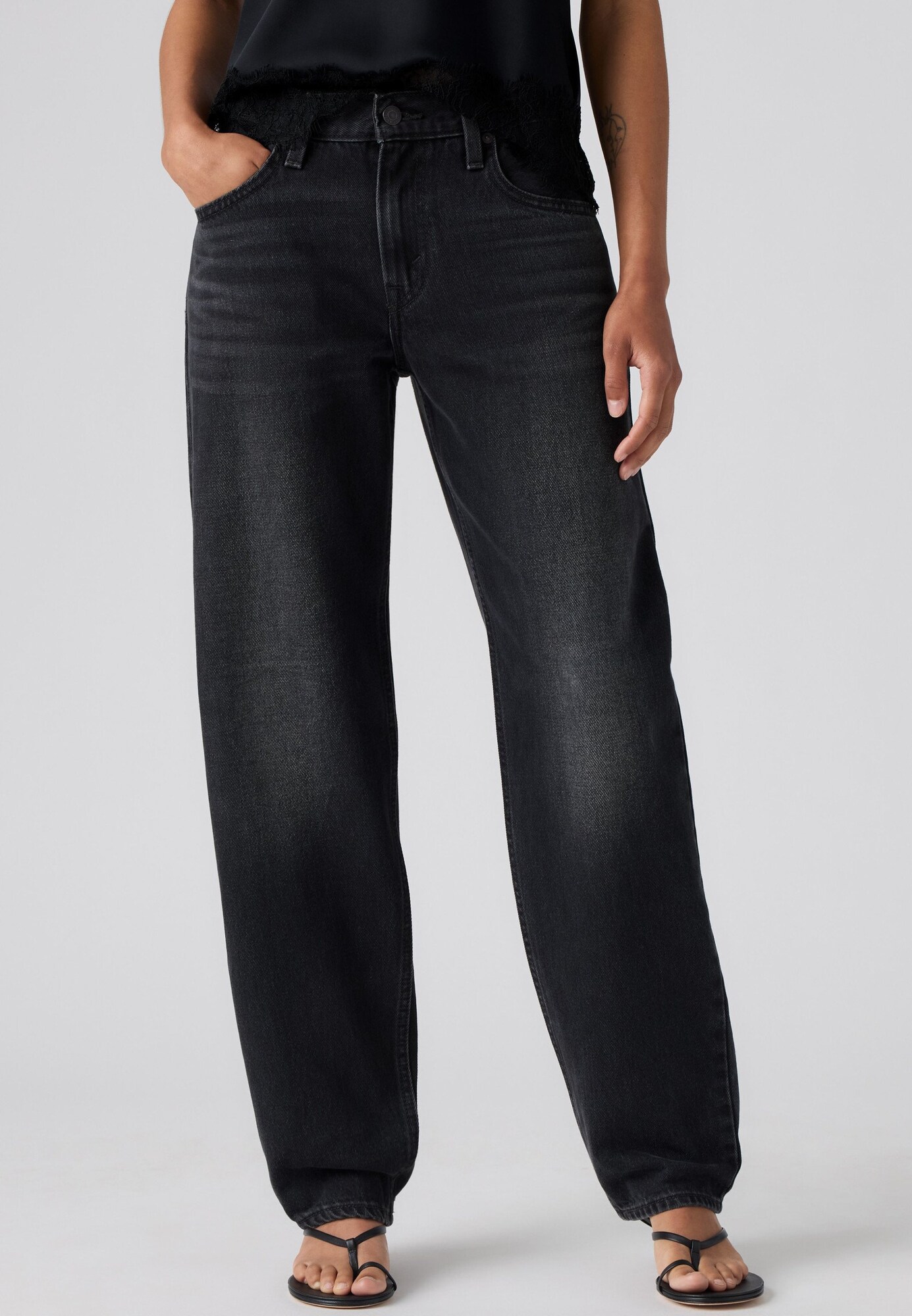 LEVI'S ® Vaquero 'LOOSE TAPER' negro denim – imagen 2
