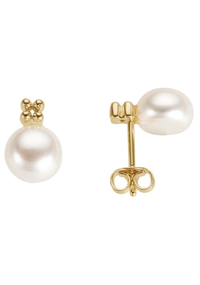 FIRETTI Ohrringe Damen Größe One Size gold / perlweiß