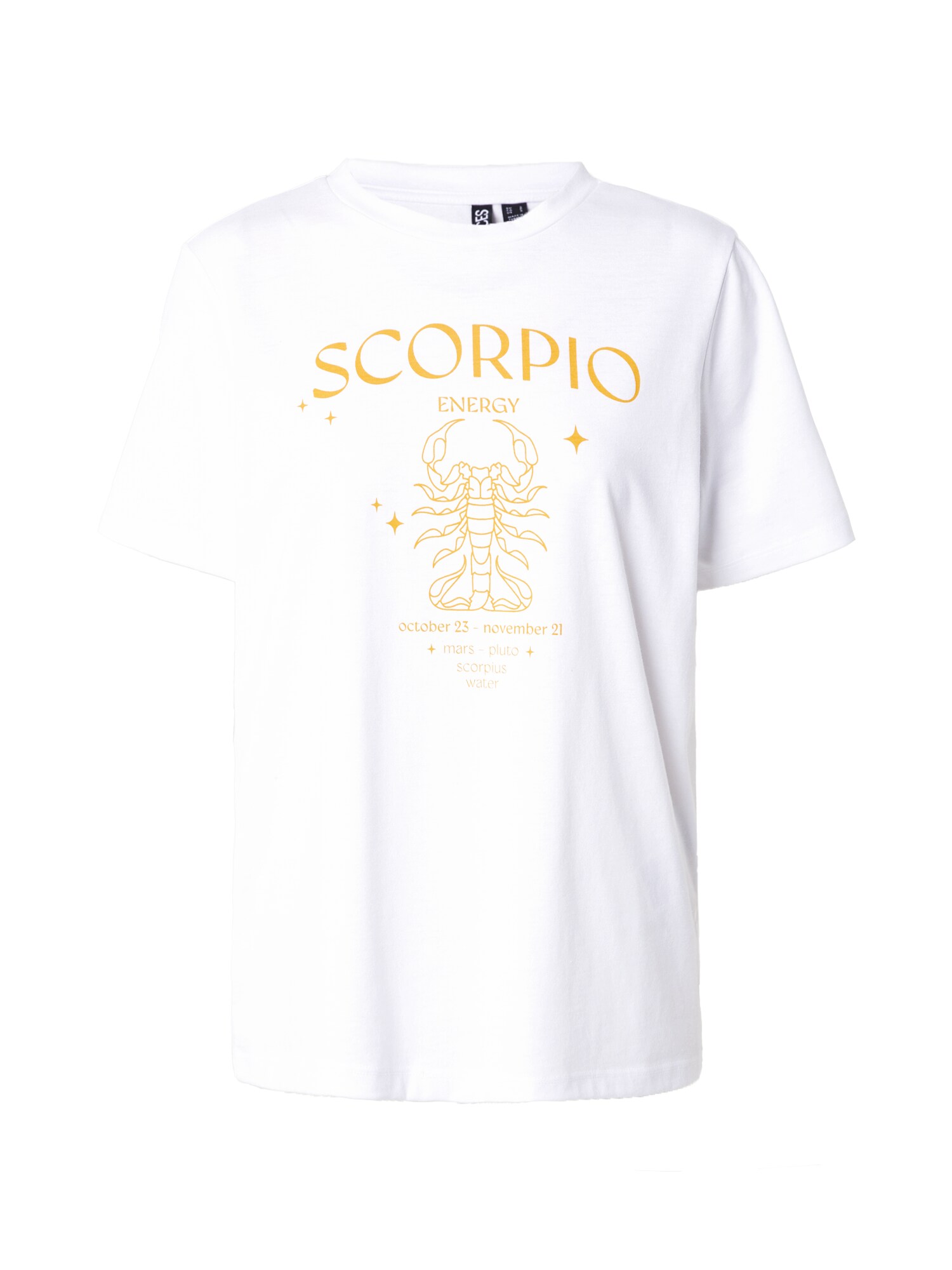 PIECES Tricou PCFAST  galben / alb