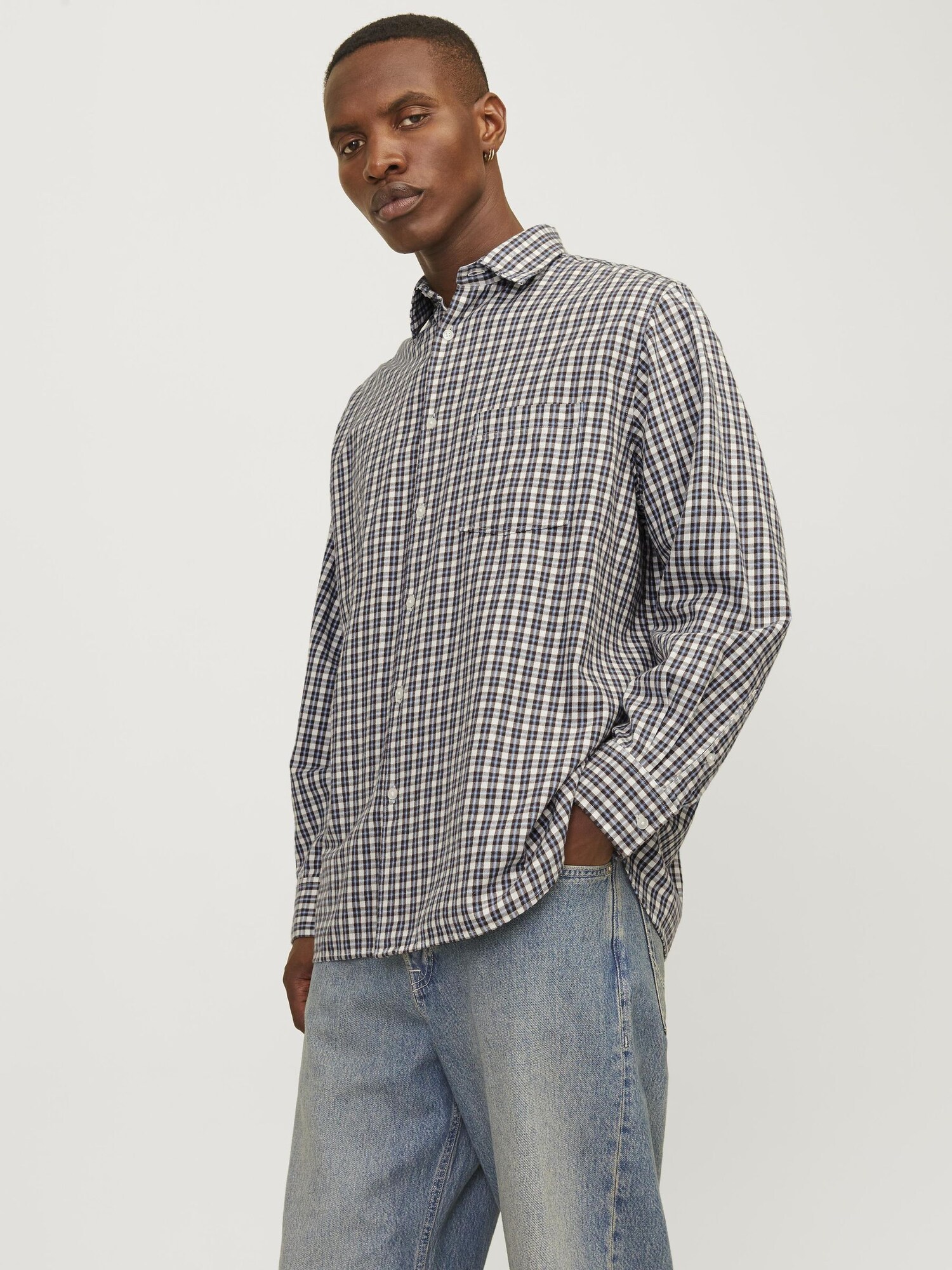JACK & JONES Ing 'JORRobb'  világoskék / sötét barna / természetes fehér termék 2. képe