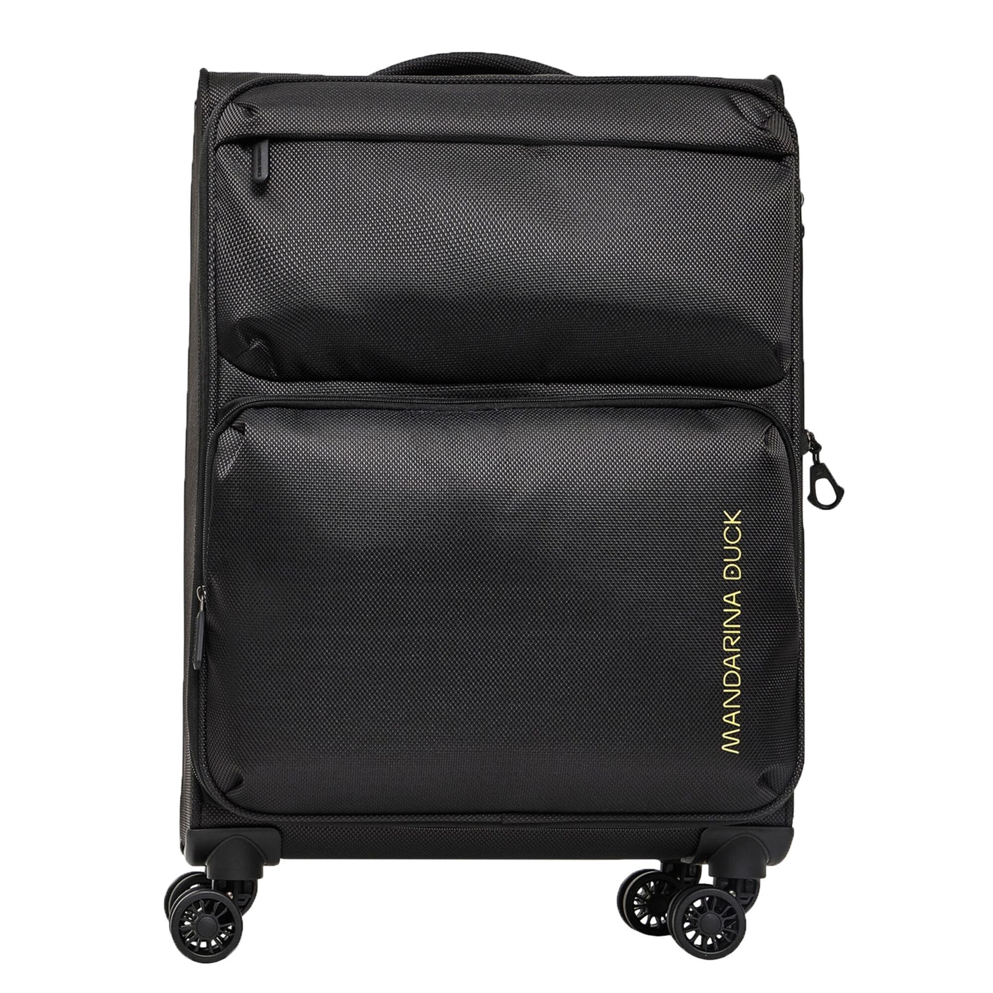 Mandarina Duck Trolley 'Zephyr' Goudgeel / Zwart