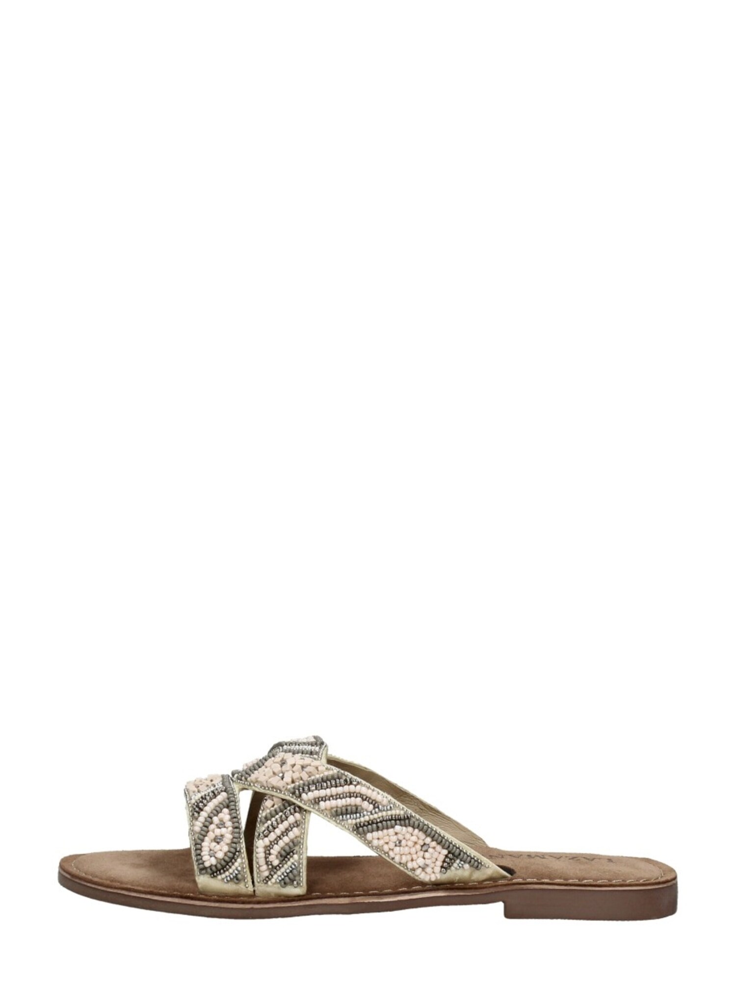 Lazamani Huisschoenen 'Open Teen' Beige