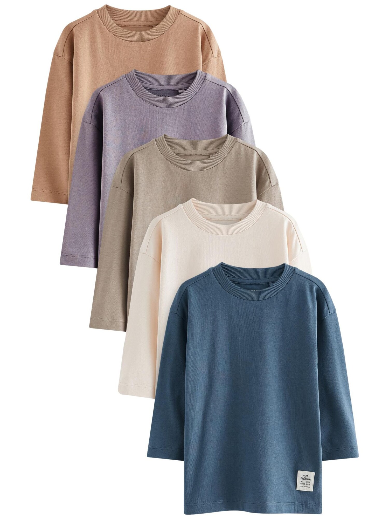 Next Tricou  bej / culoarea pielii / albastru marin / maro / lila