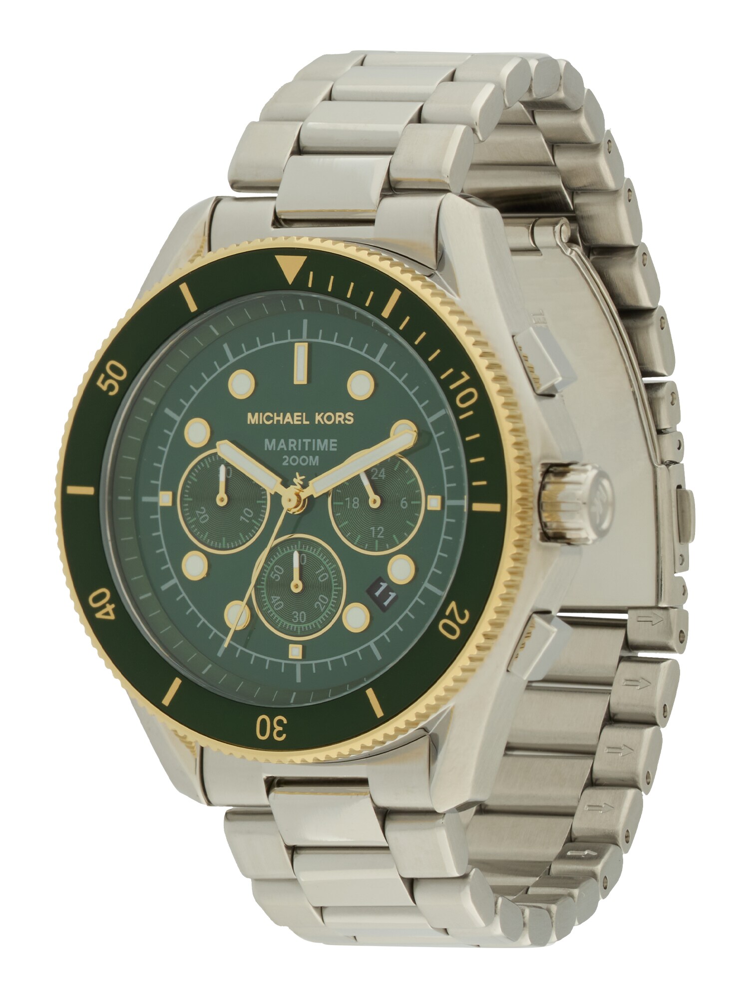 Michael Kors Ceas analogic MARITIME  galben / verde stuf / verde pin / argintiu
