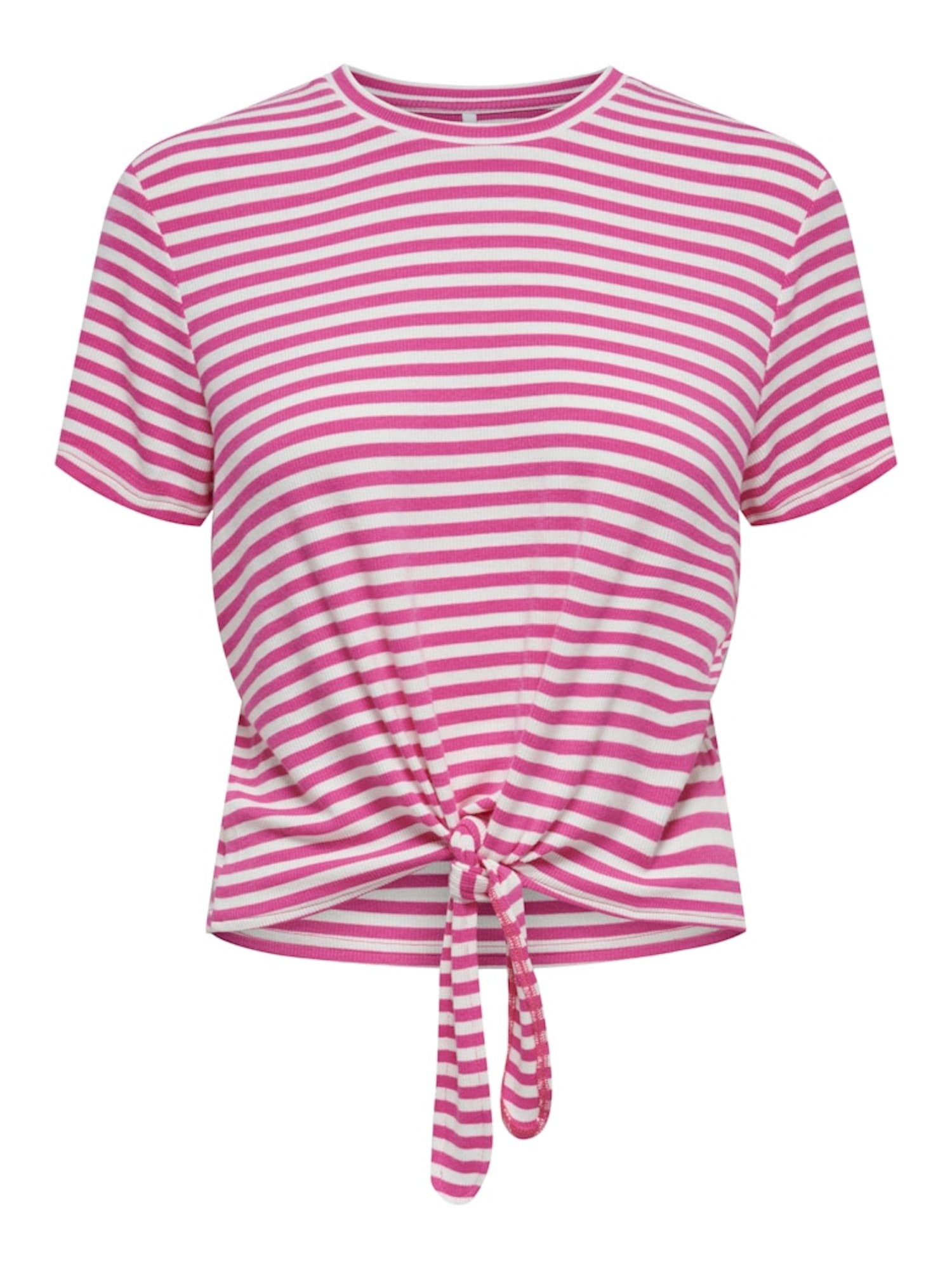 ONLY Tricou ONLBELIA  fucsia / alb