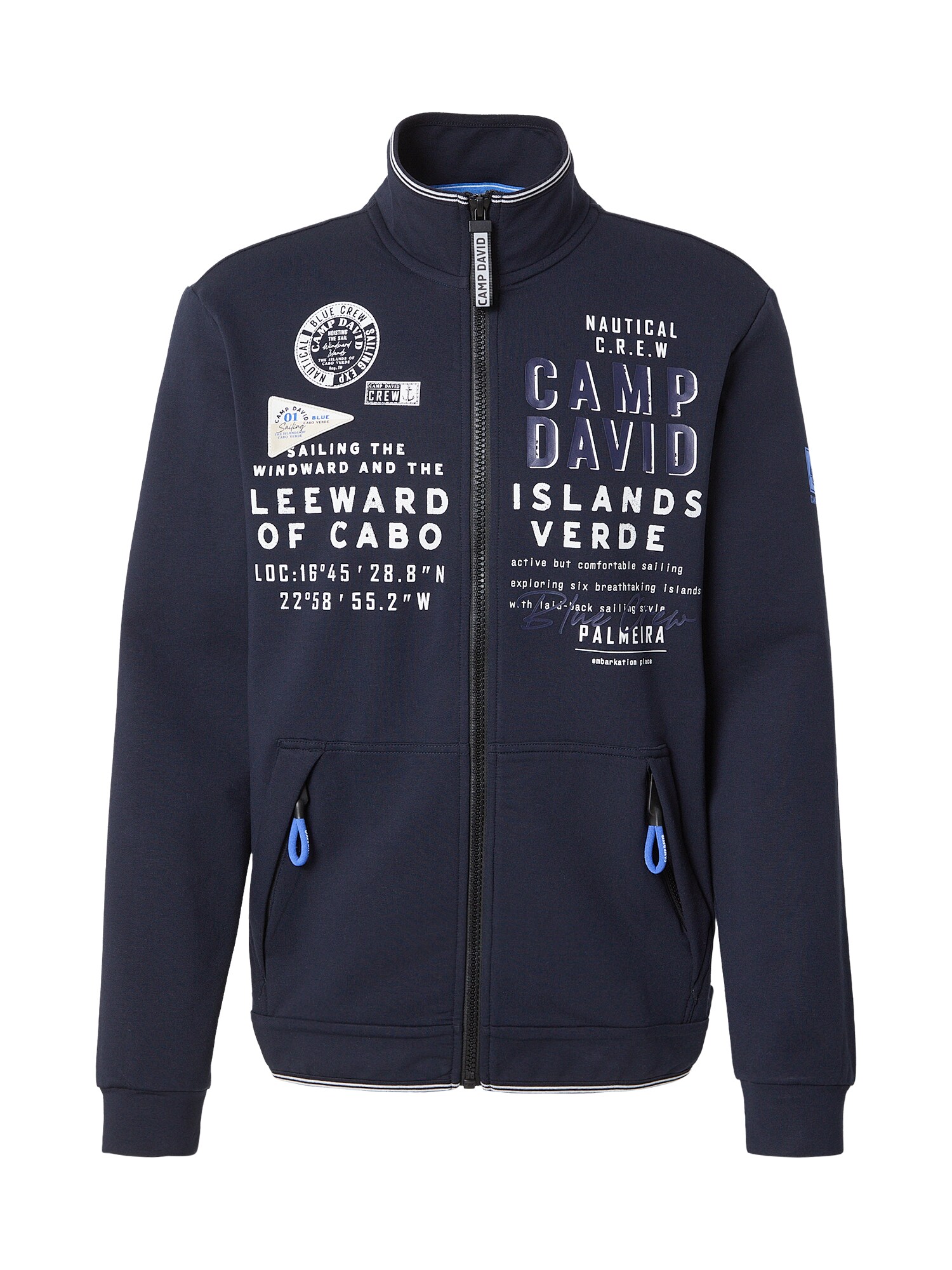 CAMP DAVID Hanorac  albastru marin / alb