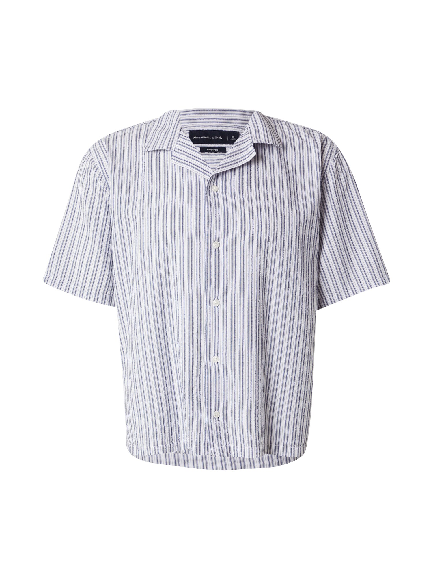 Abercrombie & Fitch Cămașă  albastru deschis / alb