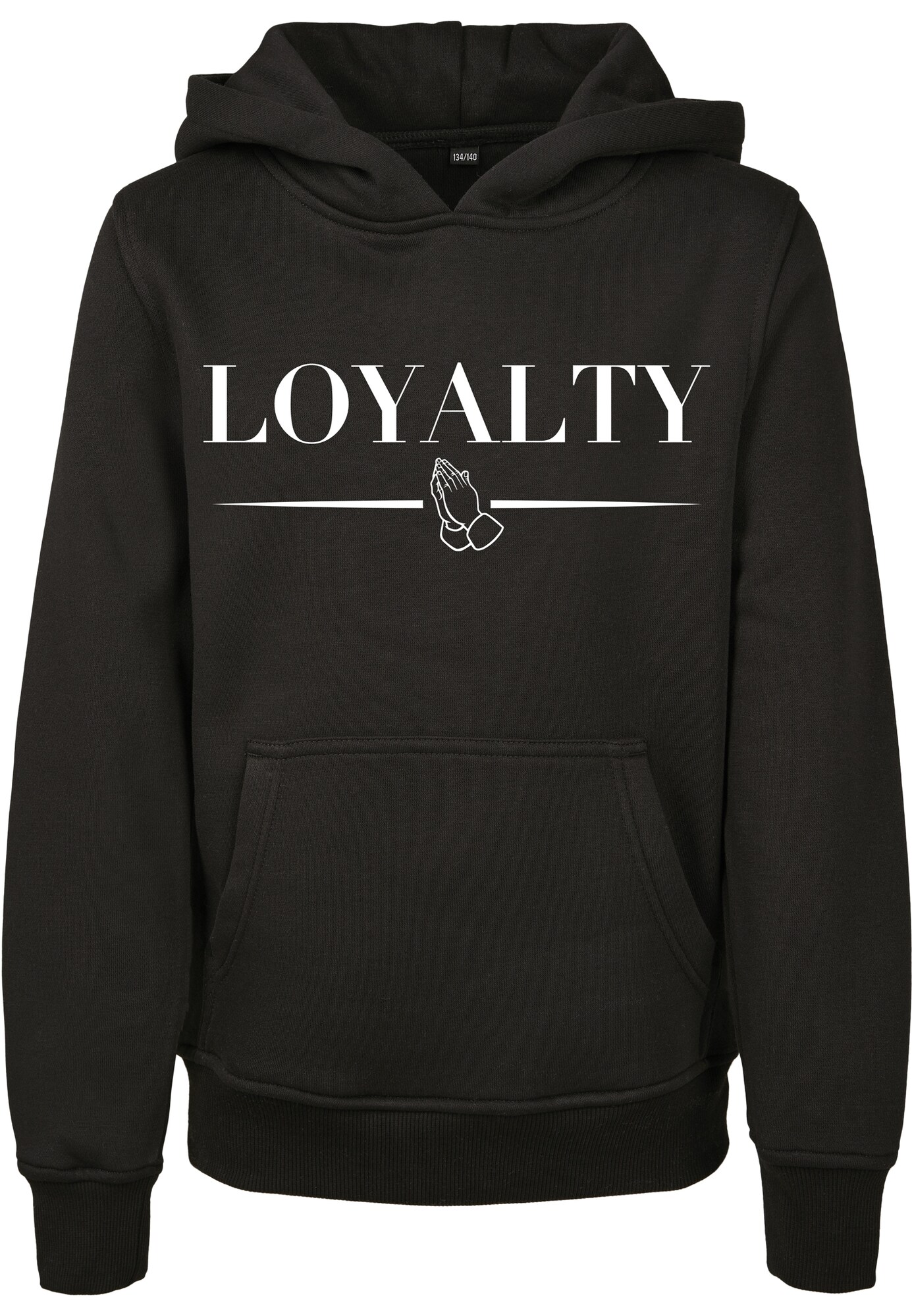 Mister Tee Mikina 'Loyalty' čierna / biela