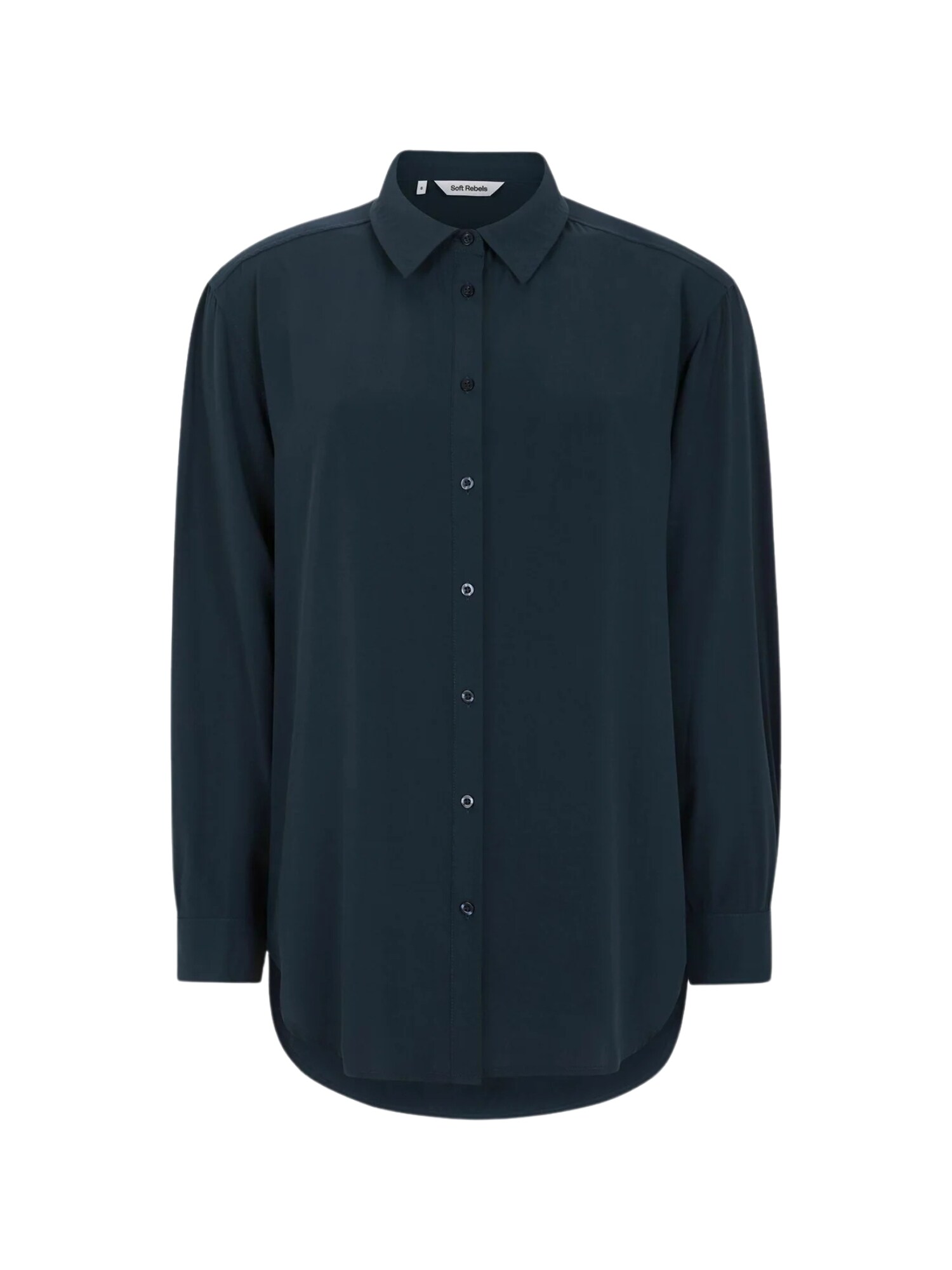 Soft Rebels Bluză  negru denim