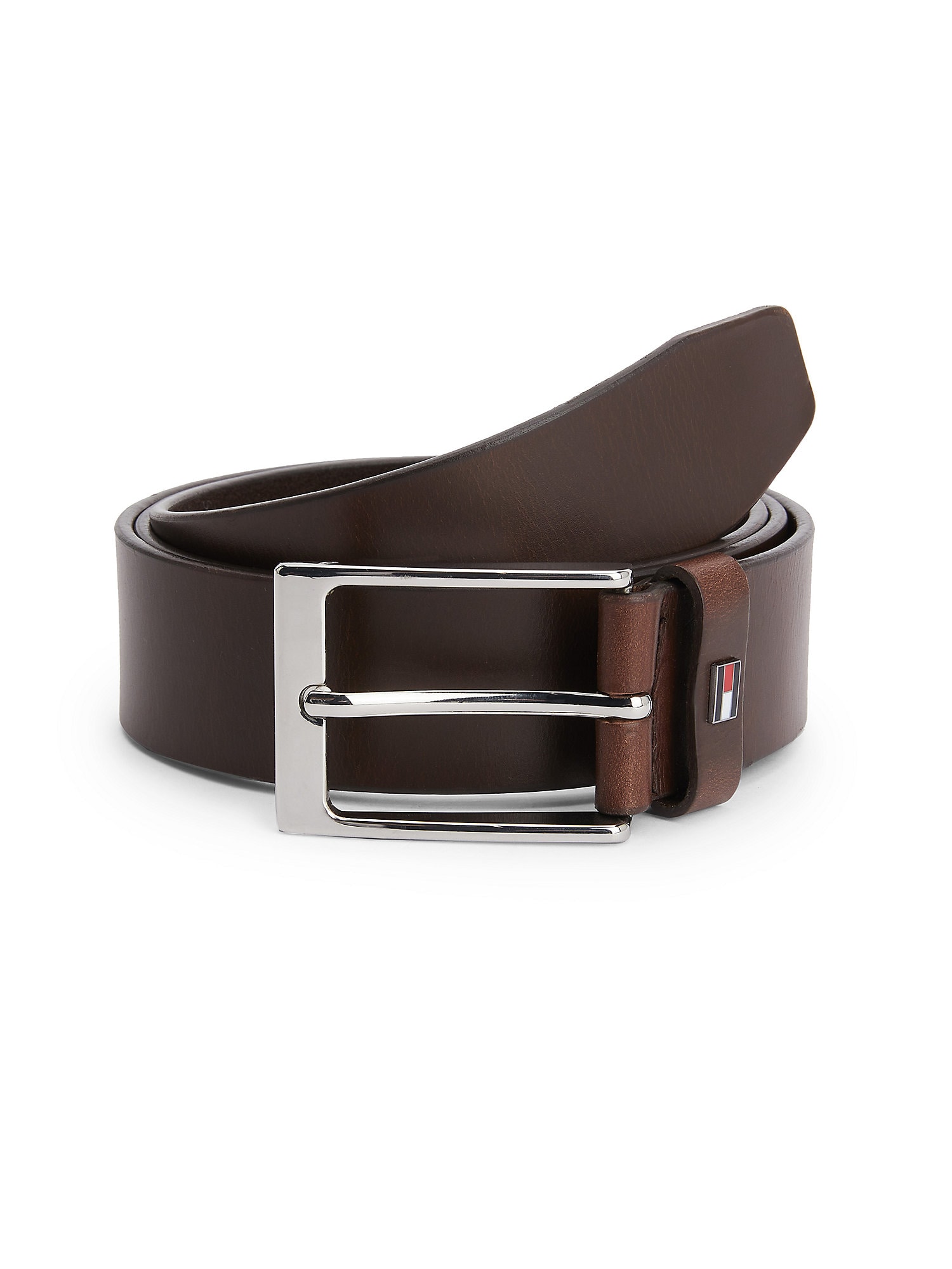 Tommy Hilfiger TOMMY HILFIGER Gürtel 'Layton' navy / braun / rot / weiß