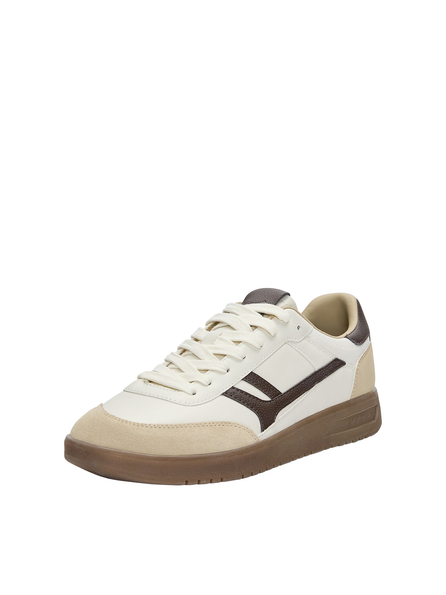 Pull&Bear Sneaker low  bej / crem / maro