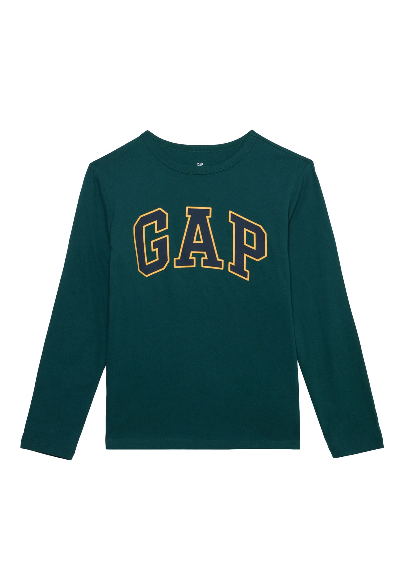 GAP Tricou bleumarin / galben auriu / verde pin