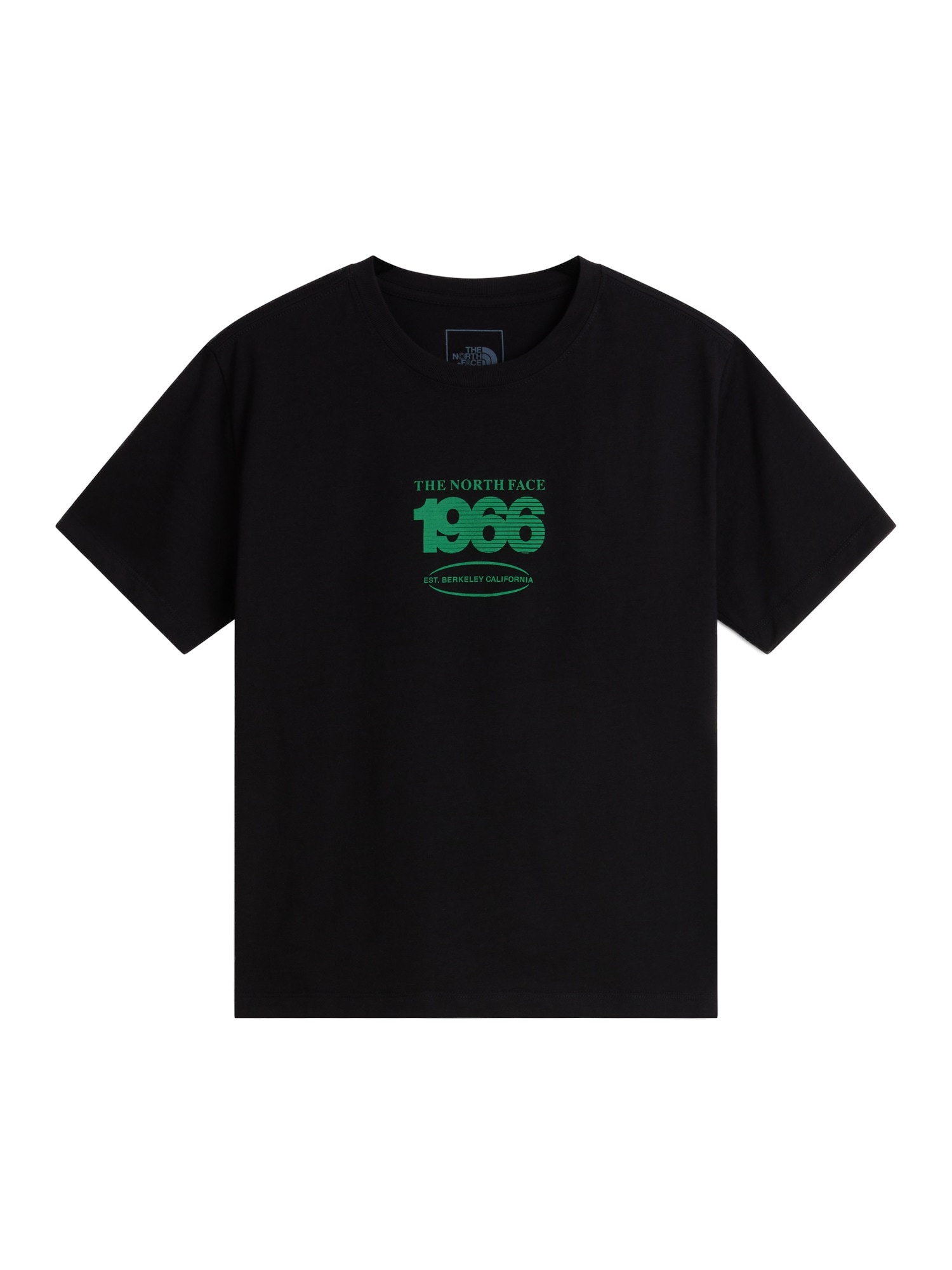 THE NORTH FACE Tricou verde jad / negru