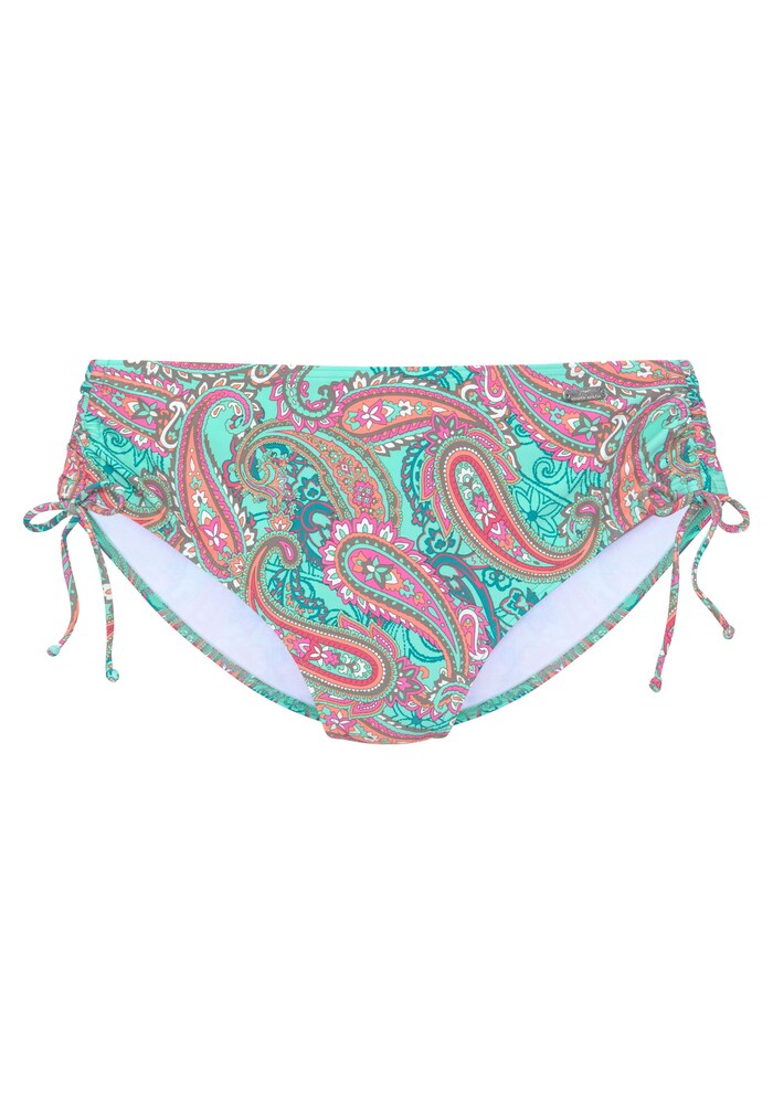 VENICE BEACH Bikinihose Damen Größe XXL mint / lachs / dunkelpink / weiß