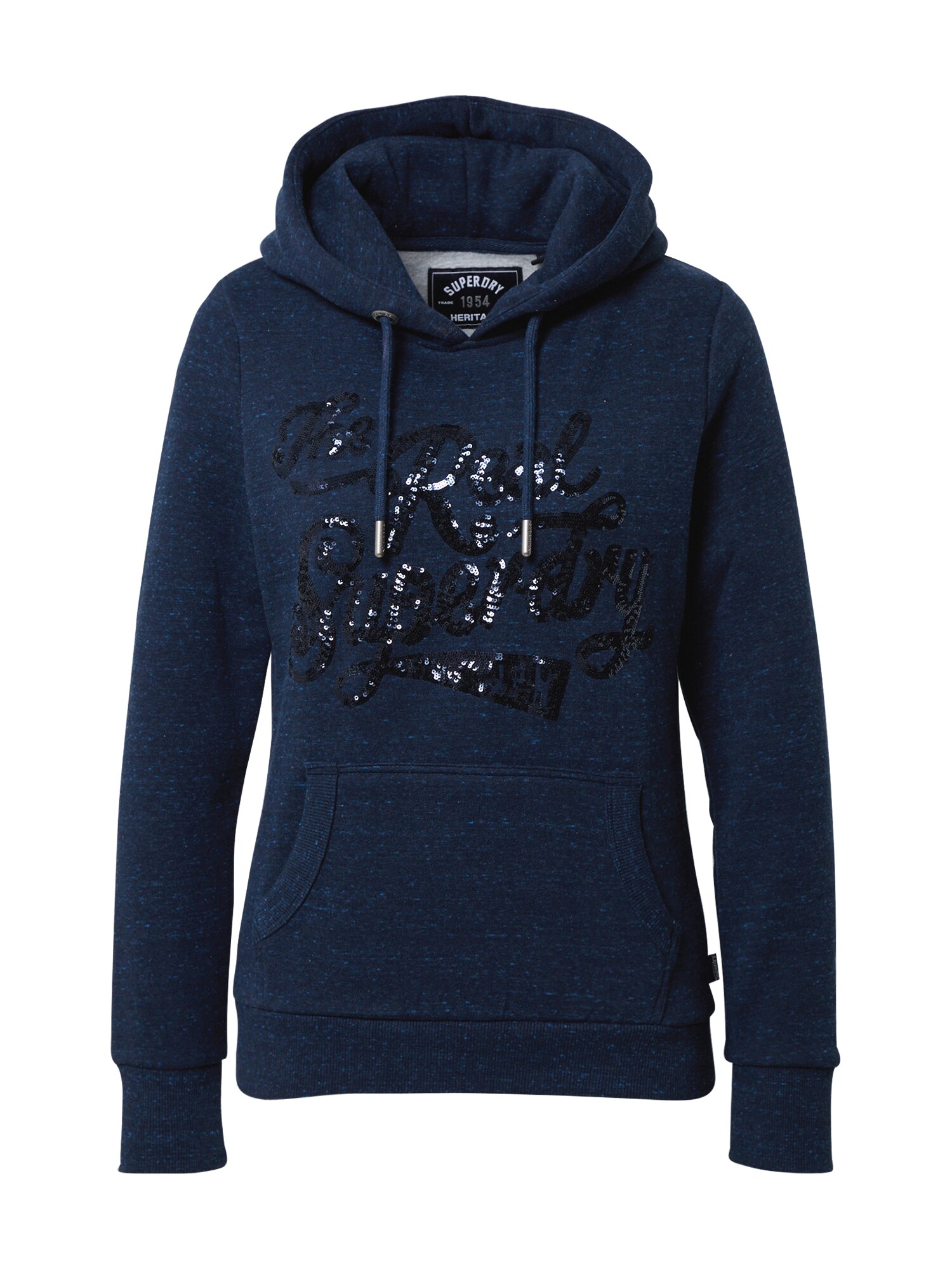 Superdry Megztinis be užsegimo  tamsiai mėlyna