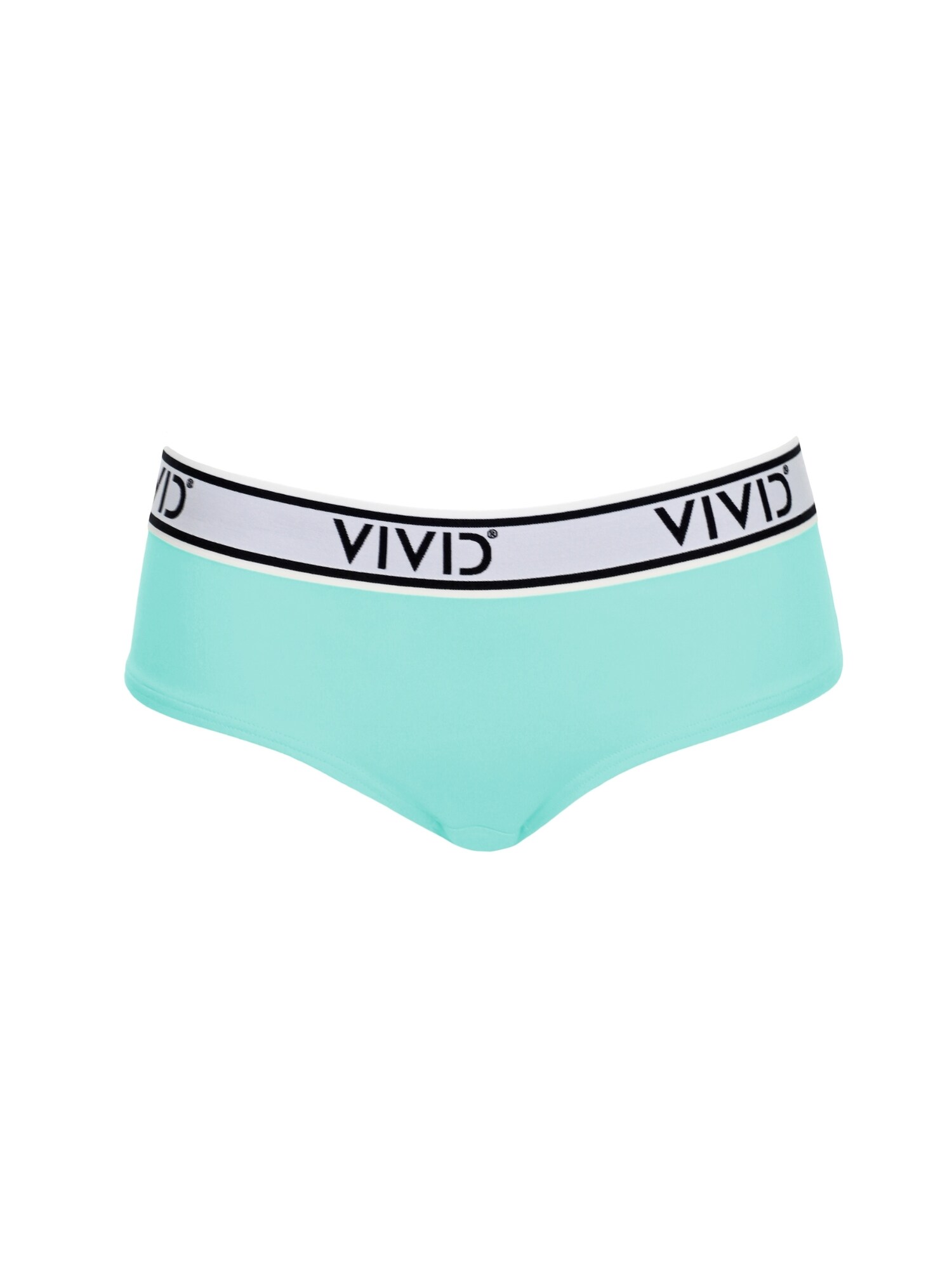 VIVID Slip costum de baie  albastru aqua / gri deschis / negru