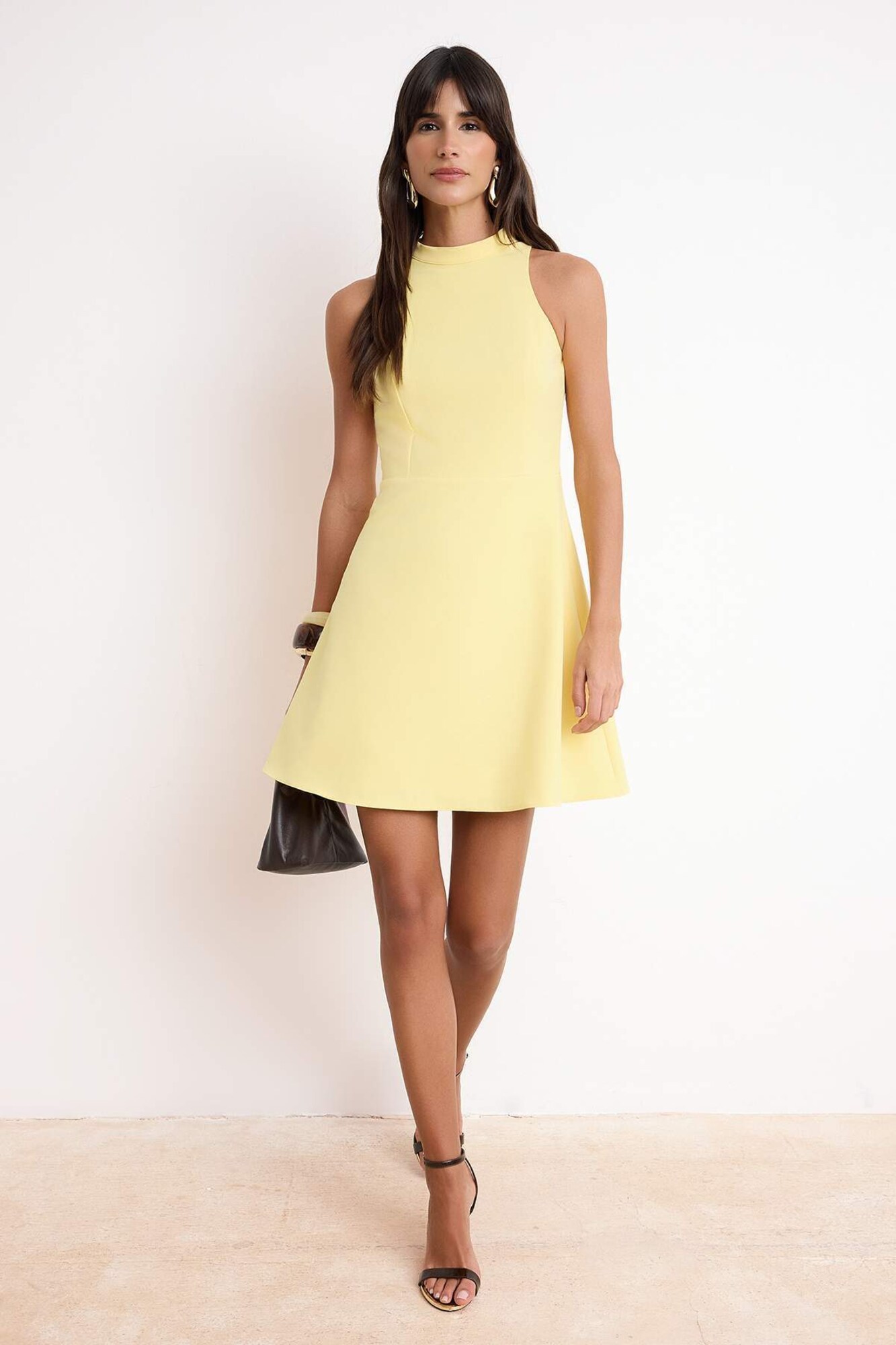 Trendyol Rochie TWOSS26EL00378 galben pastel