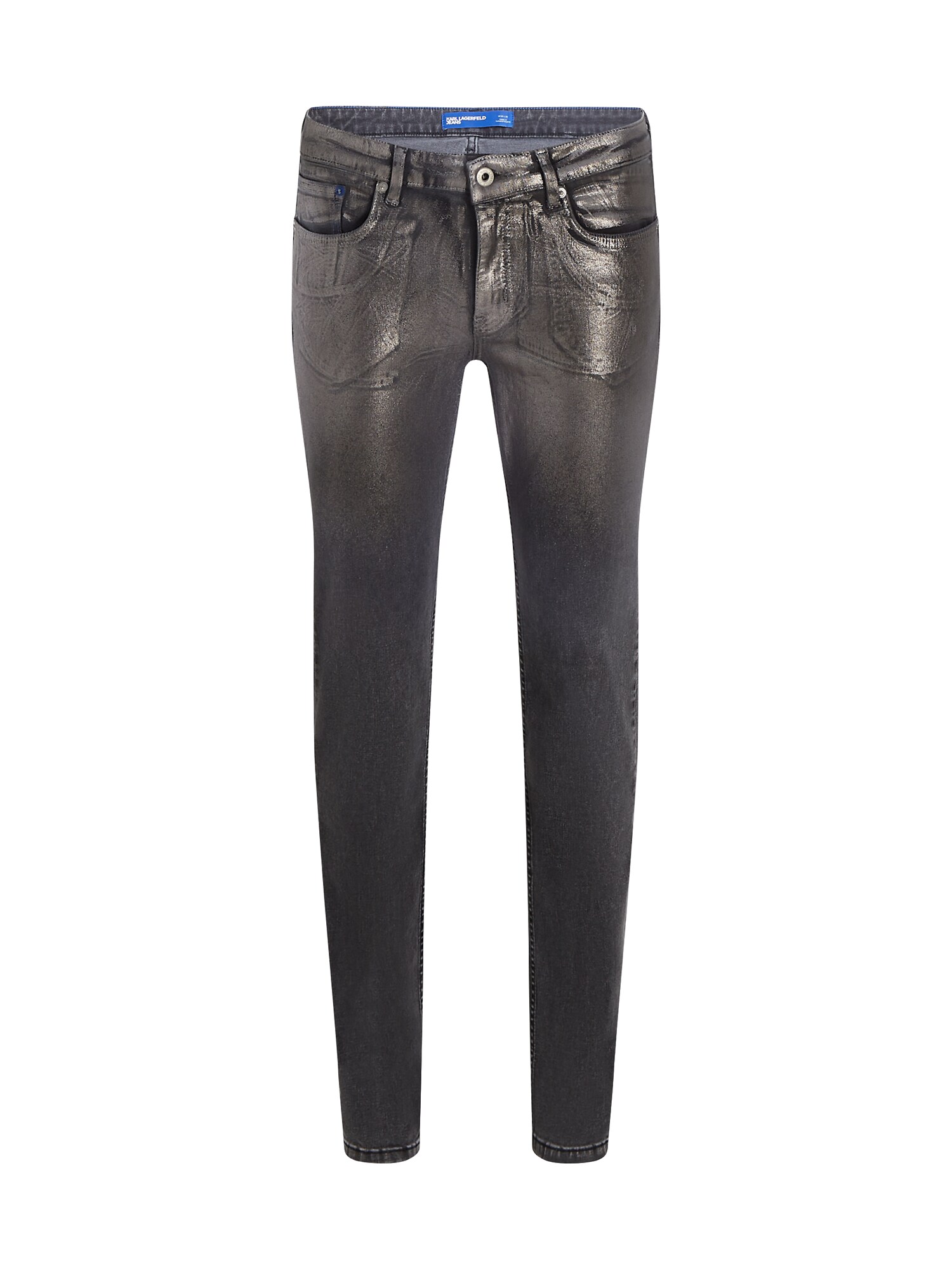 KARL LAGERFELD JEANS Farmer  fekete / ezüst akciós termékkép 1
