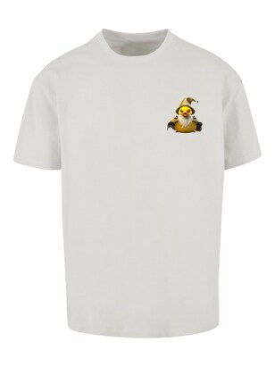 F4NT4STIC Shirt ‘Rubber Duck Wizard’ Ecru / Marine / Donkergeel / Zilvergrijs / Oranje