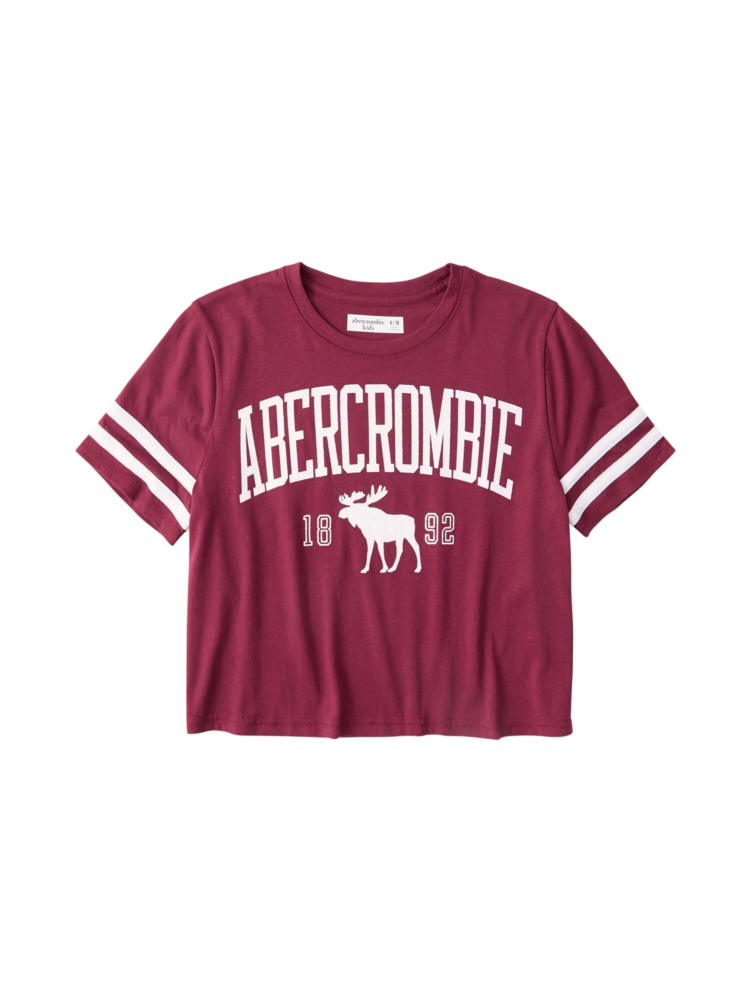 Abercrombie & Fitch Marškinėliai 'SHINE SPORTY TEE'  raudonai violetinė