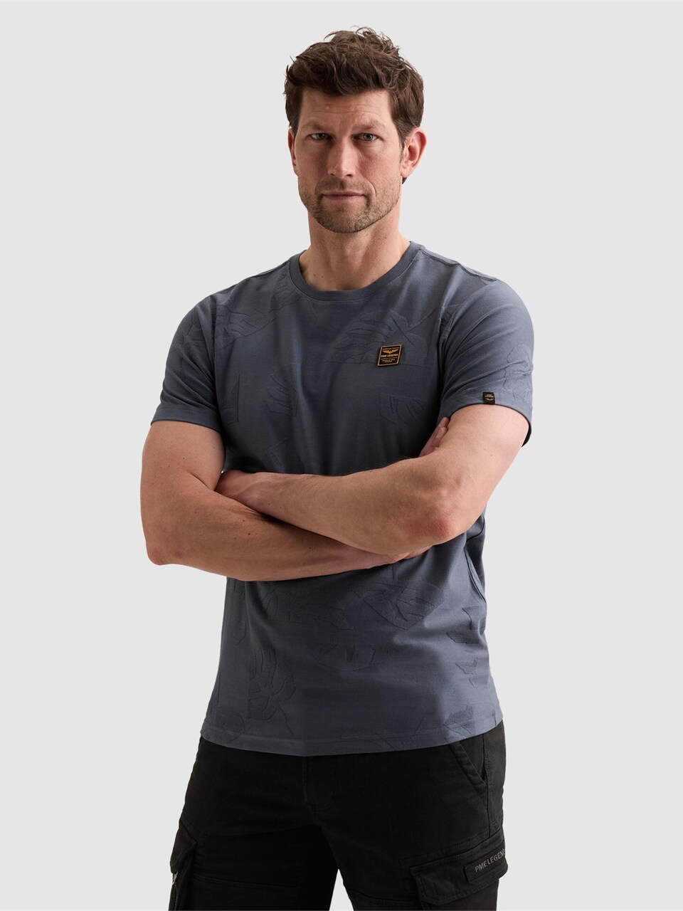 T-shirt 'T-shirt with allover jacquard pattern'
