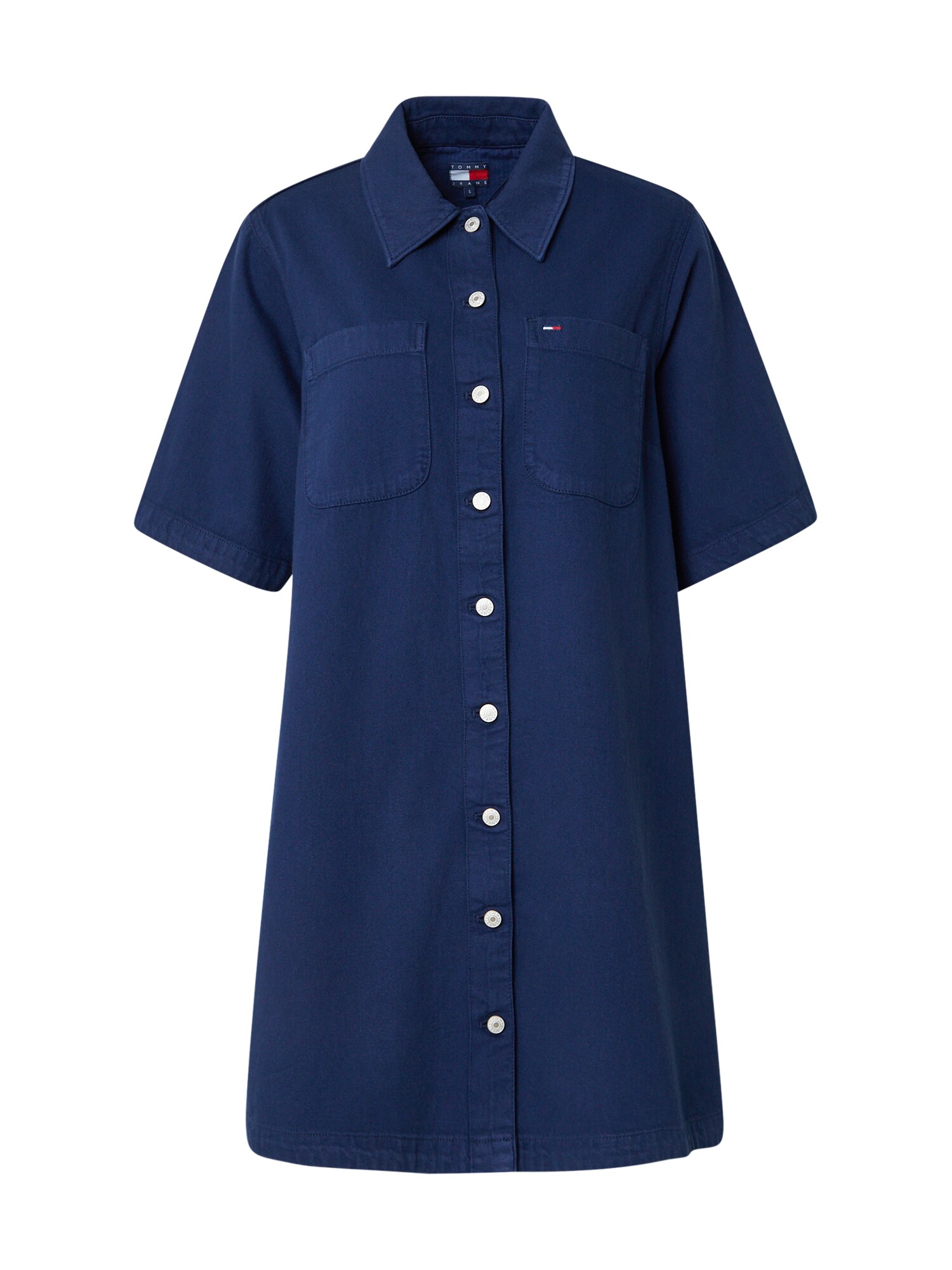 Tommy Jeans Rochie tip bluză albastru denim