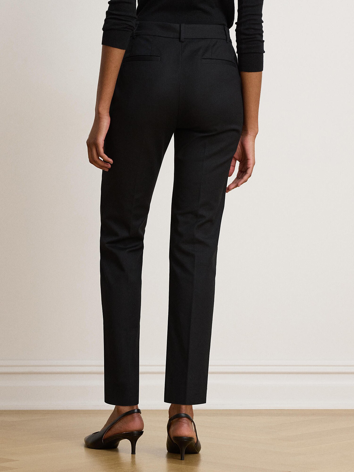 Lauren Ralph Lauren Pantalón de pinzas negro – imagen 3