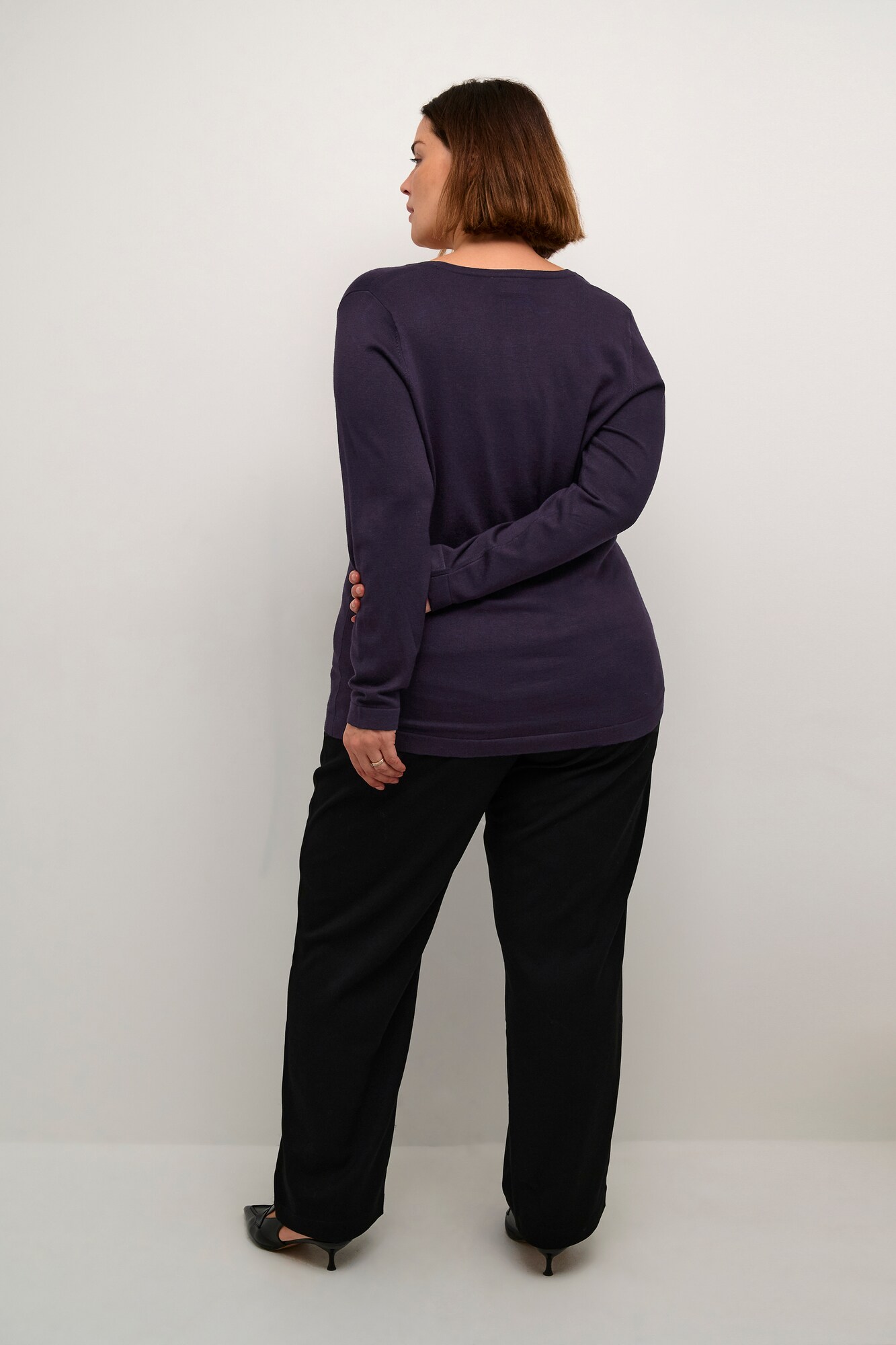Thumbnail - KAFFE CURVE Strickjacke KC Farsia