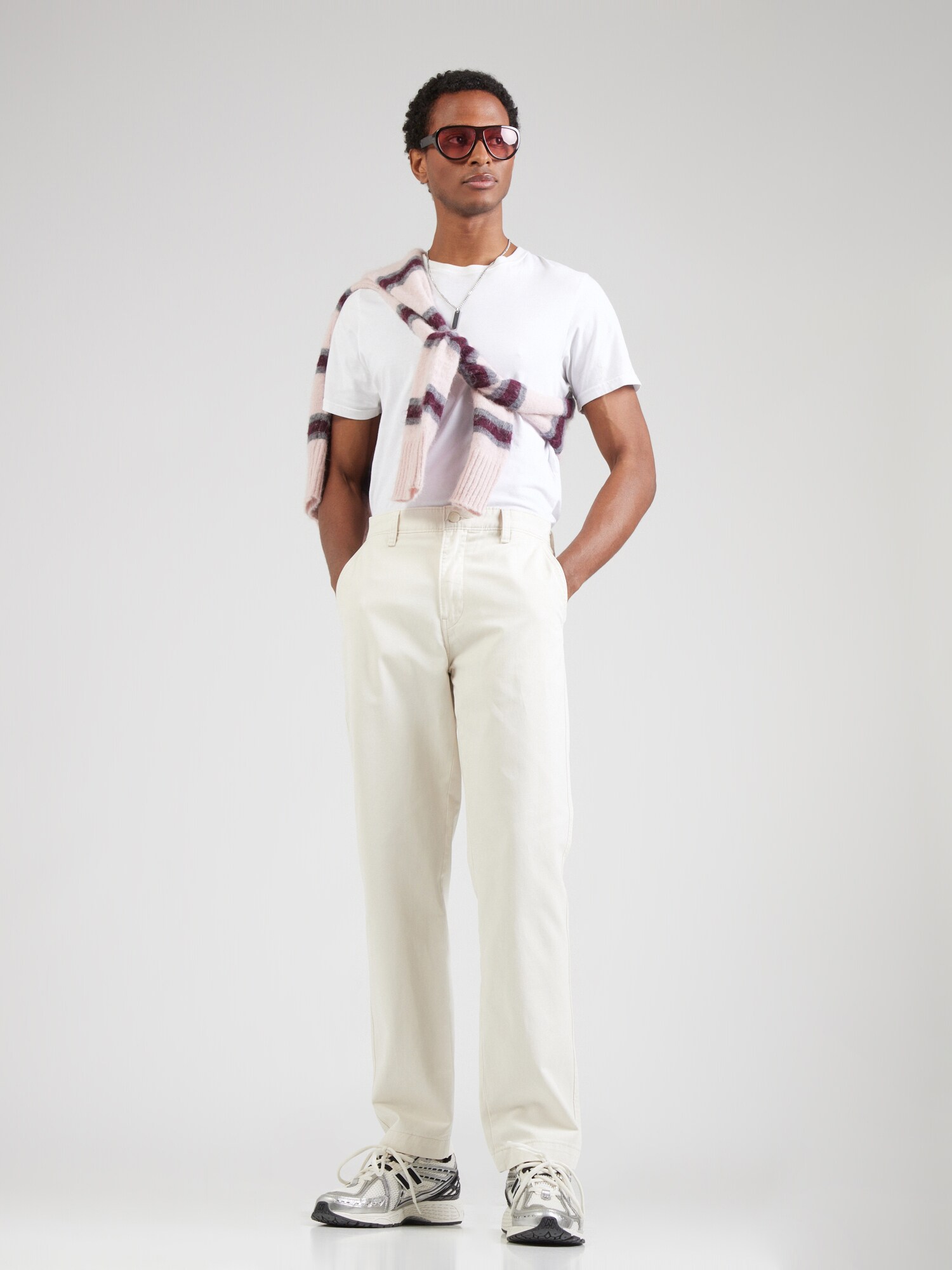LEVI'S ® Chino nohavice 'AUTHENTIC' prírodná biela (obrázok 4)