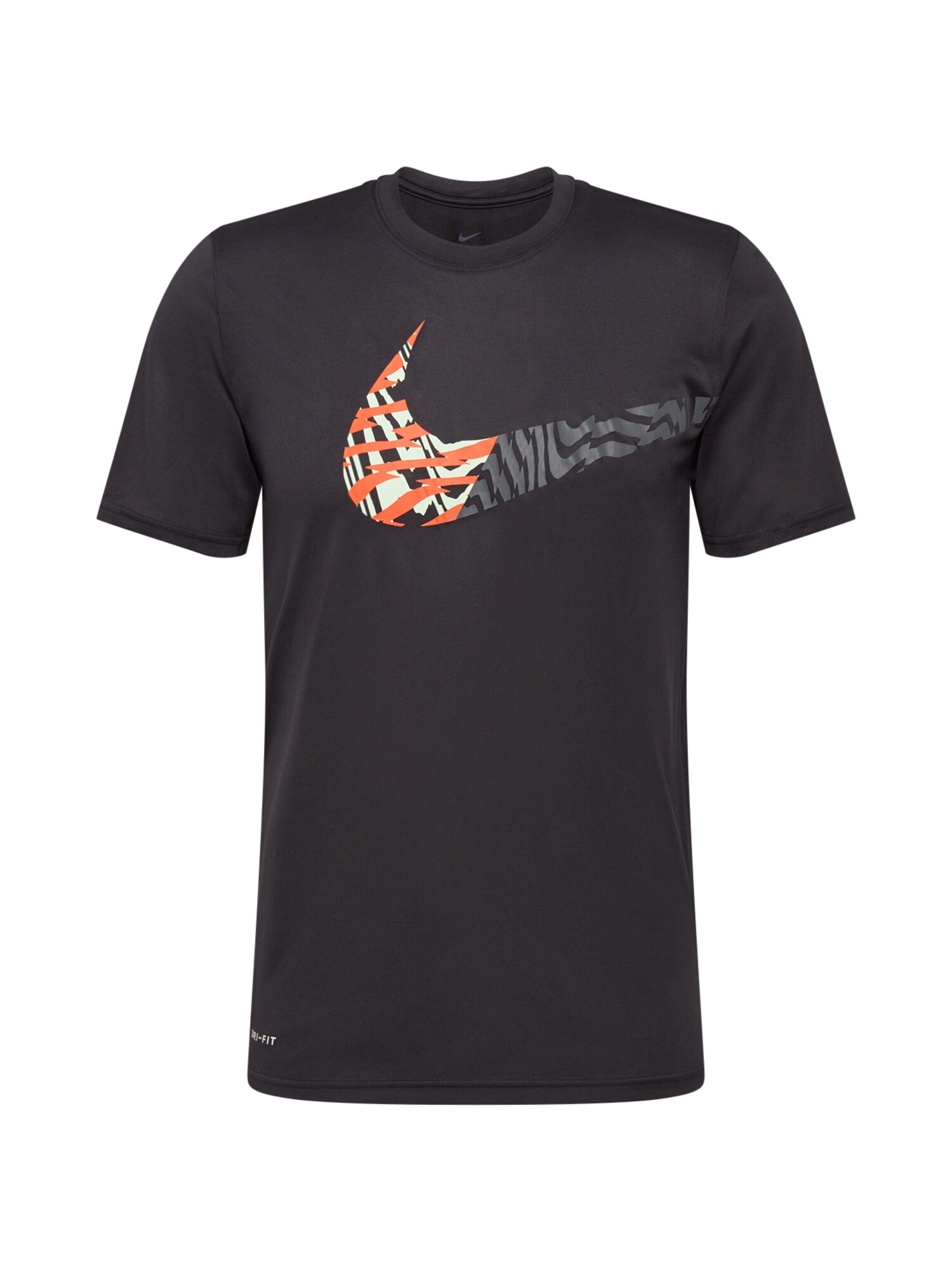 NIKE Sportiniai marškinėliai 'Legend'  juoda / oranžinė