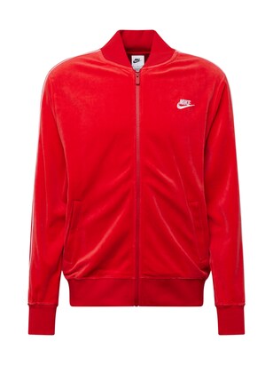 Nike Sportswear Sweatvest Rood / Wit