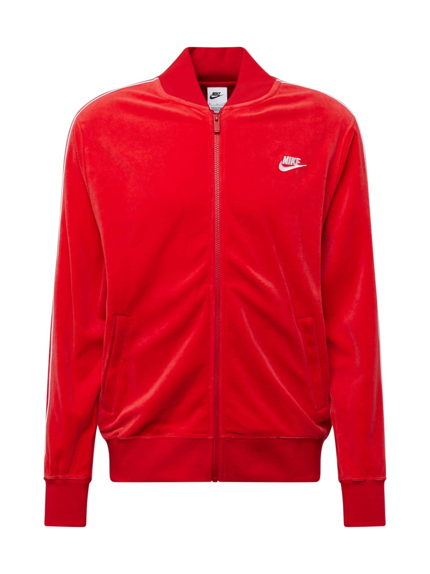 Nike Sportswear Суичъри с качулка  червено / бяло