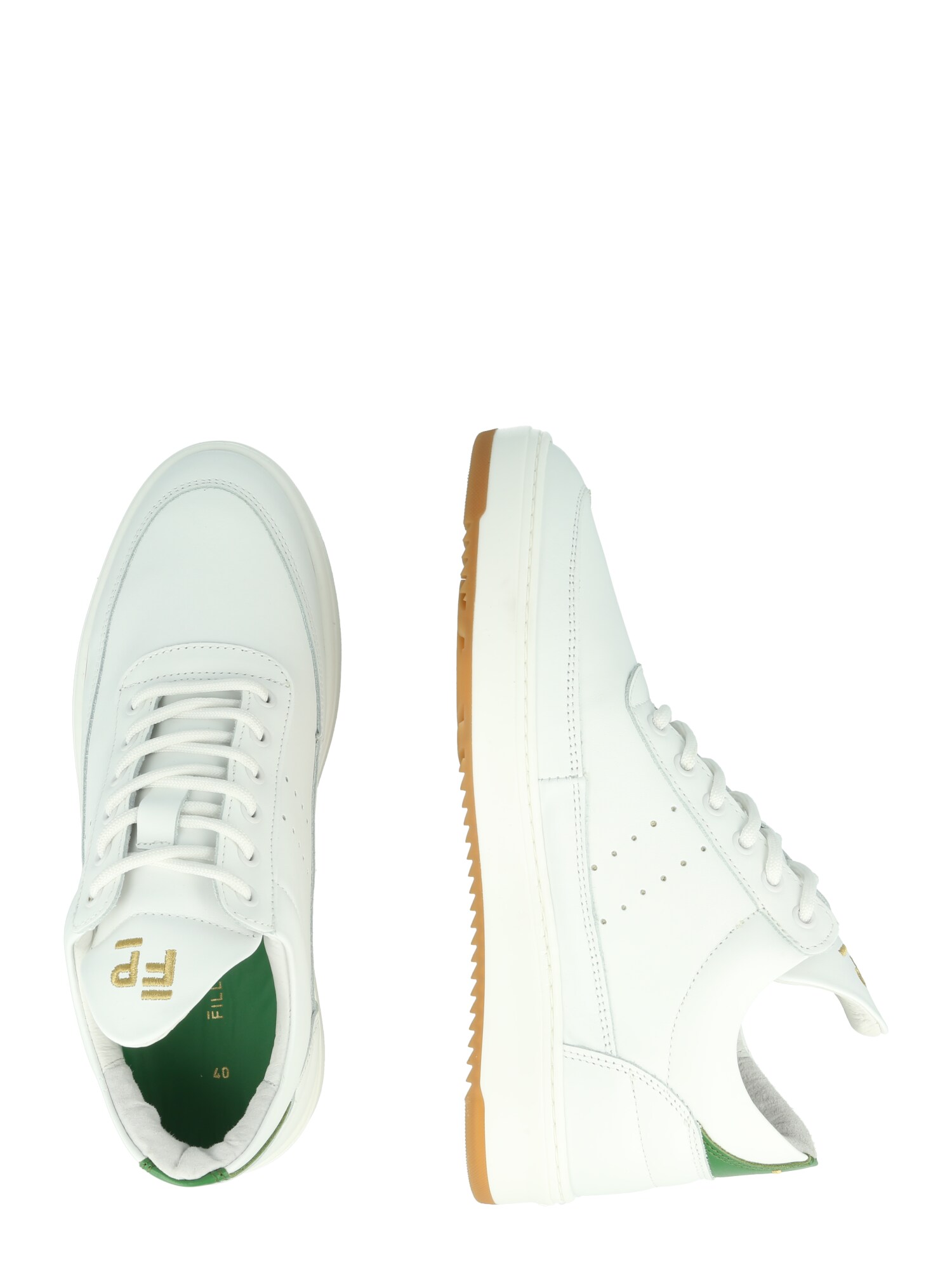 Filling Pieces Zapatillas deportivas bajas 'Bianco' verde oscuro / offwhite – imagen 2