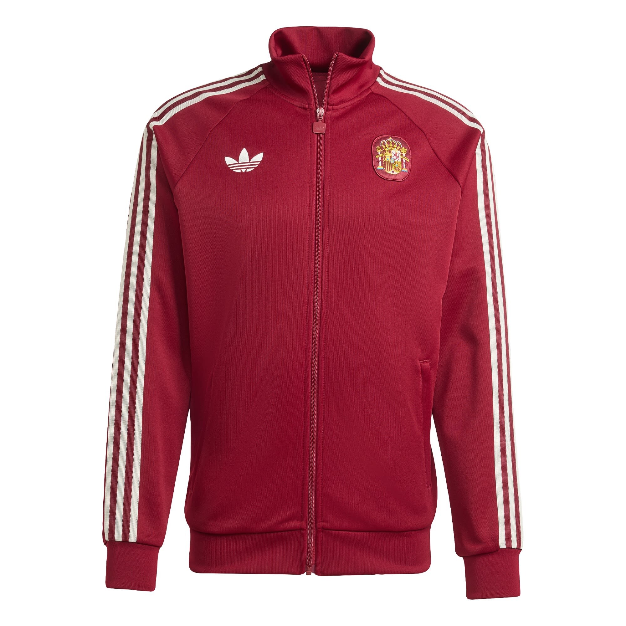 ADIDAS PERFORMANCE Sudadera con cremallera deportiva 'Spanien' rojo / blanco