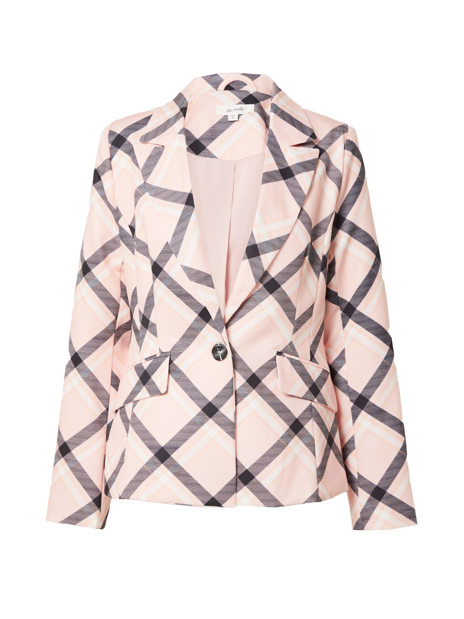 The Frolic Blazer  alperce / rosa pastel / preto / branco