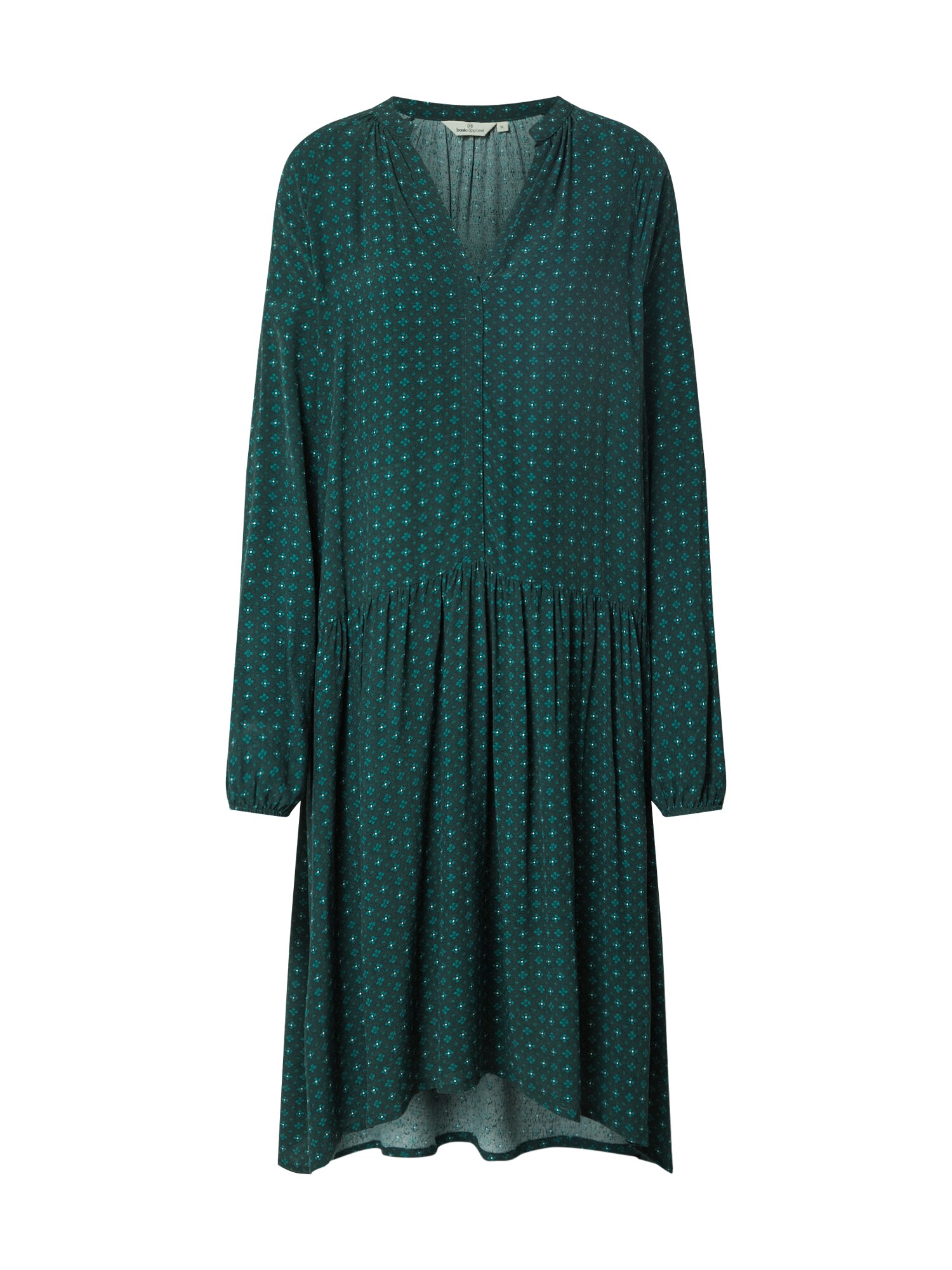basic apparel Suknelė 'Debbie'  kremo / tamsiai žalia