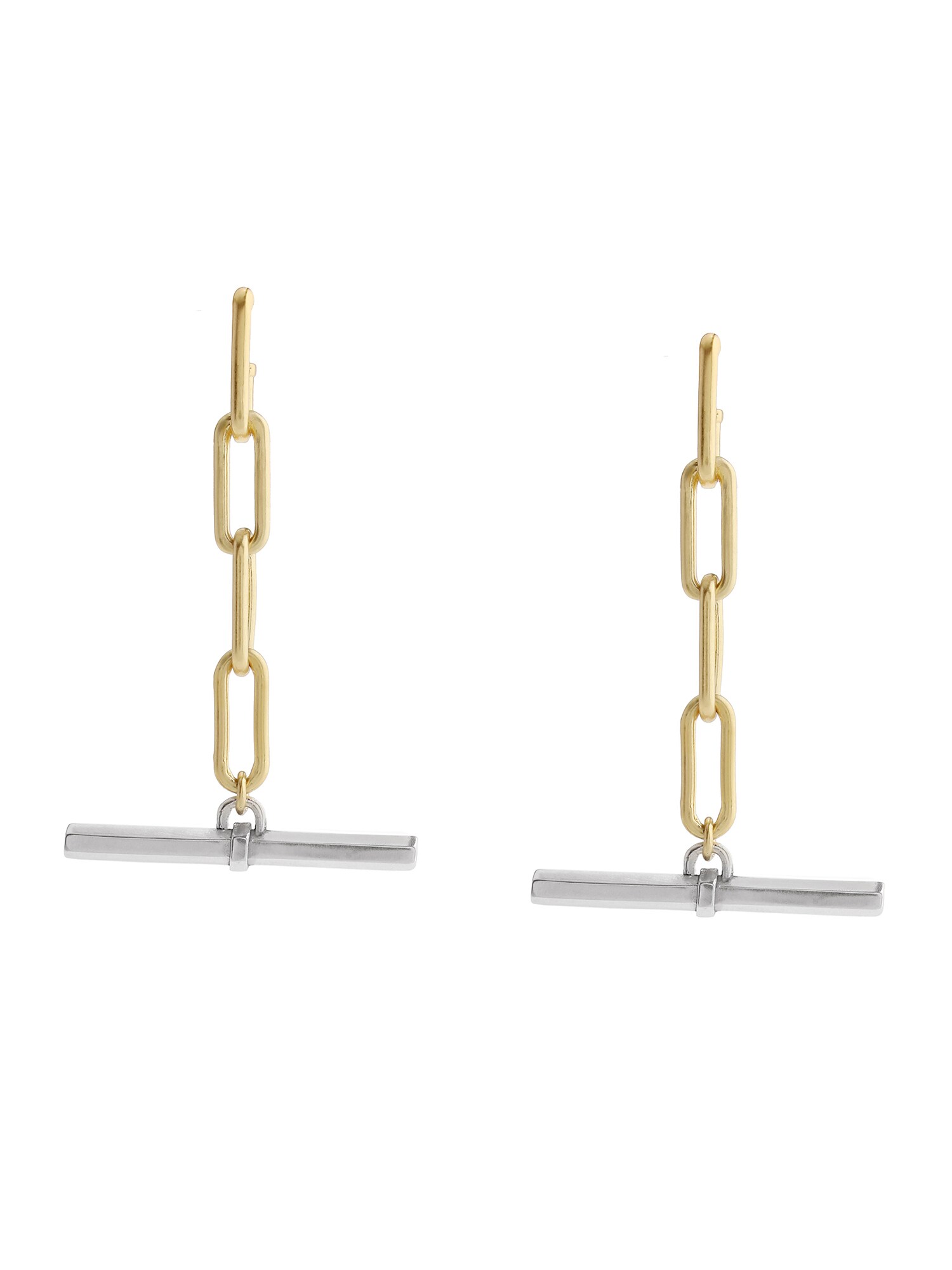 AllSaints Pendientes 'Bronte T-Bar'  oro / plata – imagen 3