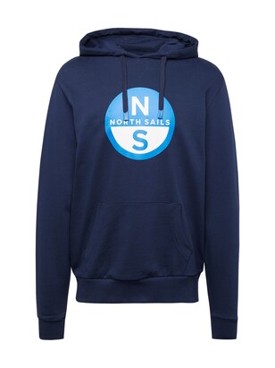 North Sails Sweatshirt Marine / Azuur / Wit