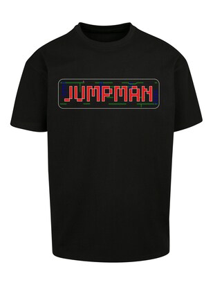 F4NT4STIC Shirt ‘Jumpman C64 Retro Gaming SEVENSQUARED’ Gemengde kleuren / Zwart