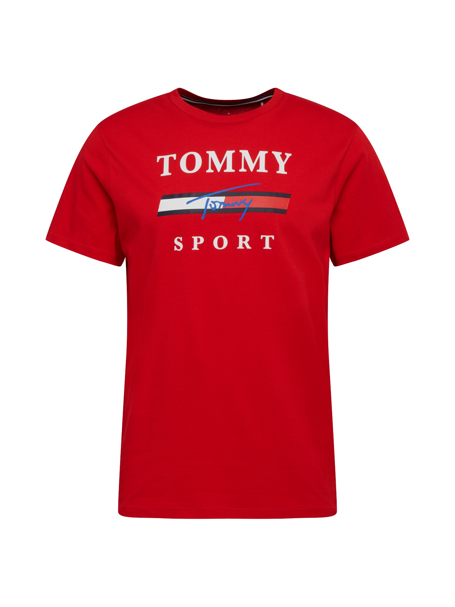Tommy Sport Sportiniai marškinėliai  balta / raudona / mėlyna / kobalto mėlyna