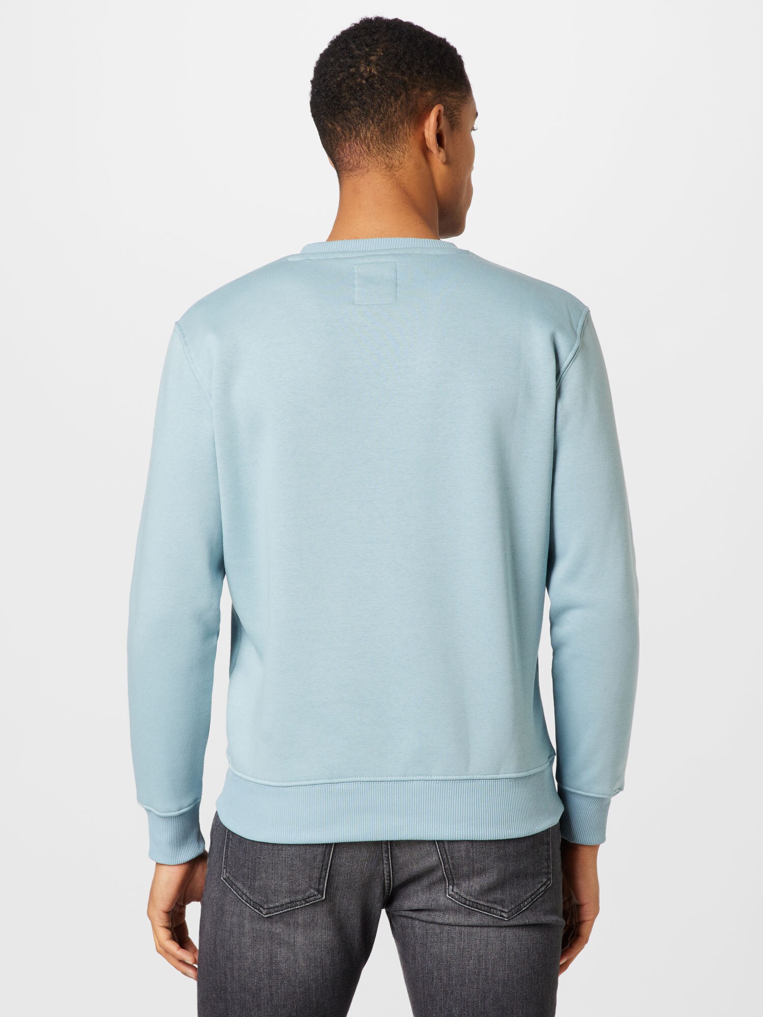 ALPHA INDUSTRIES Mikina svetlomodrá / biela (obrázok 3)