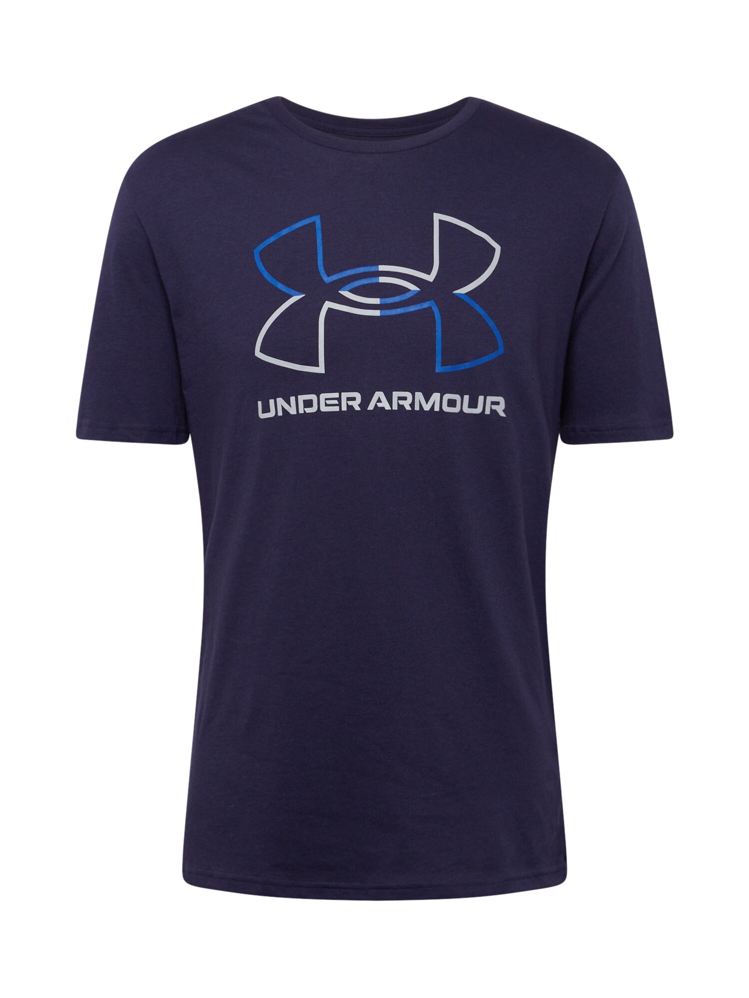 UNDER ARMOUR Funktionsskjorte 'Foundation'  blå / navy / hvid