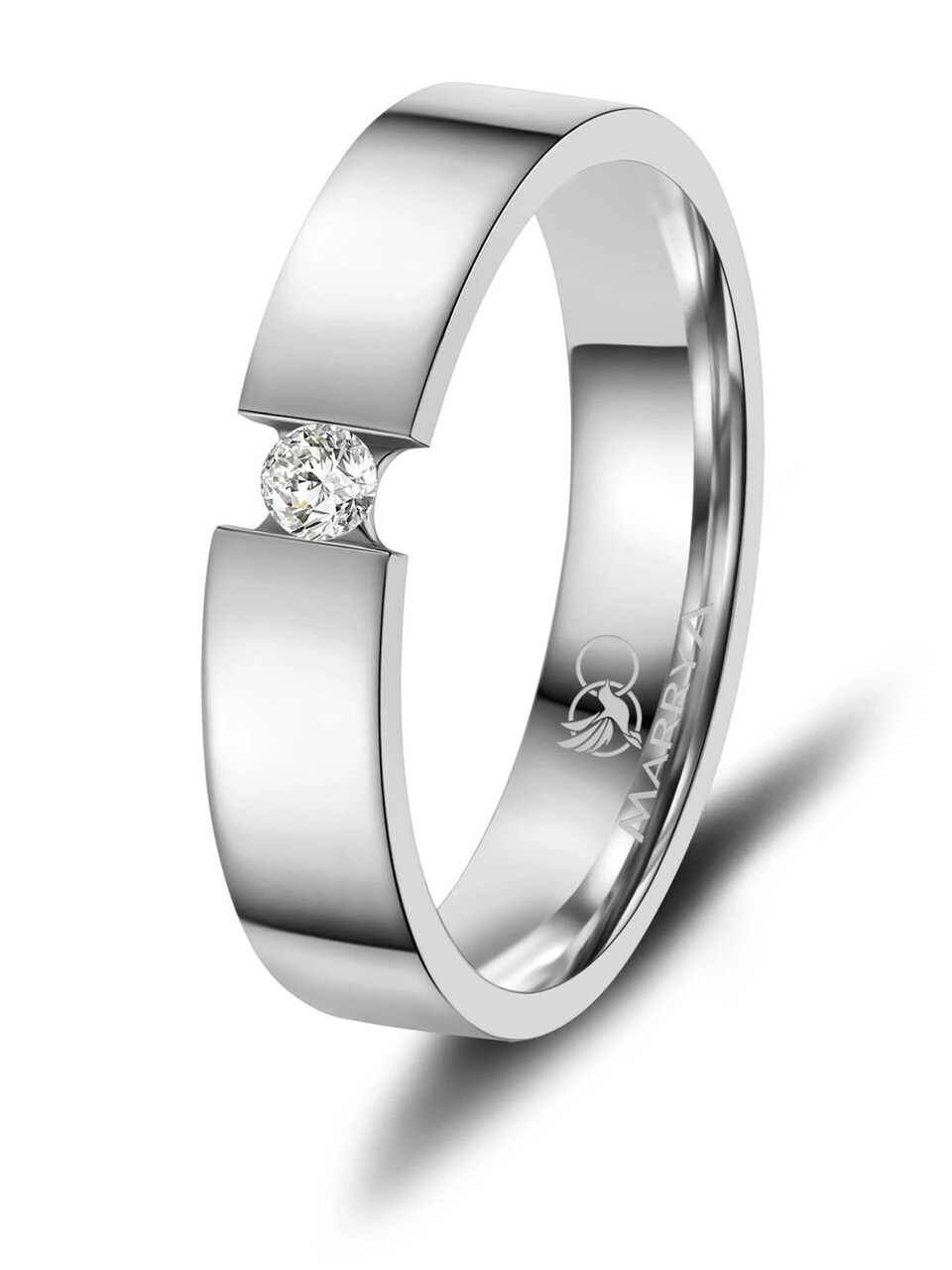 Ring 'MARRYA ES-43 Eheringe aus Edelstahl'